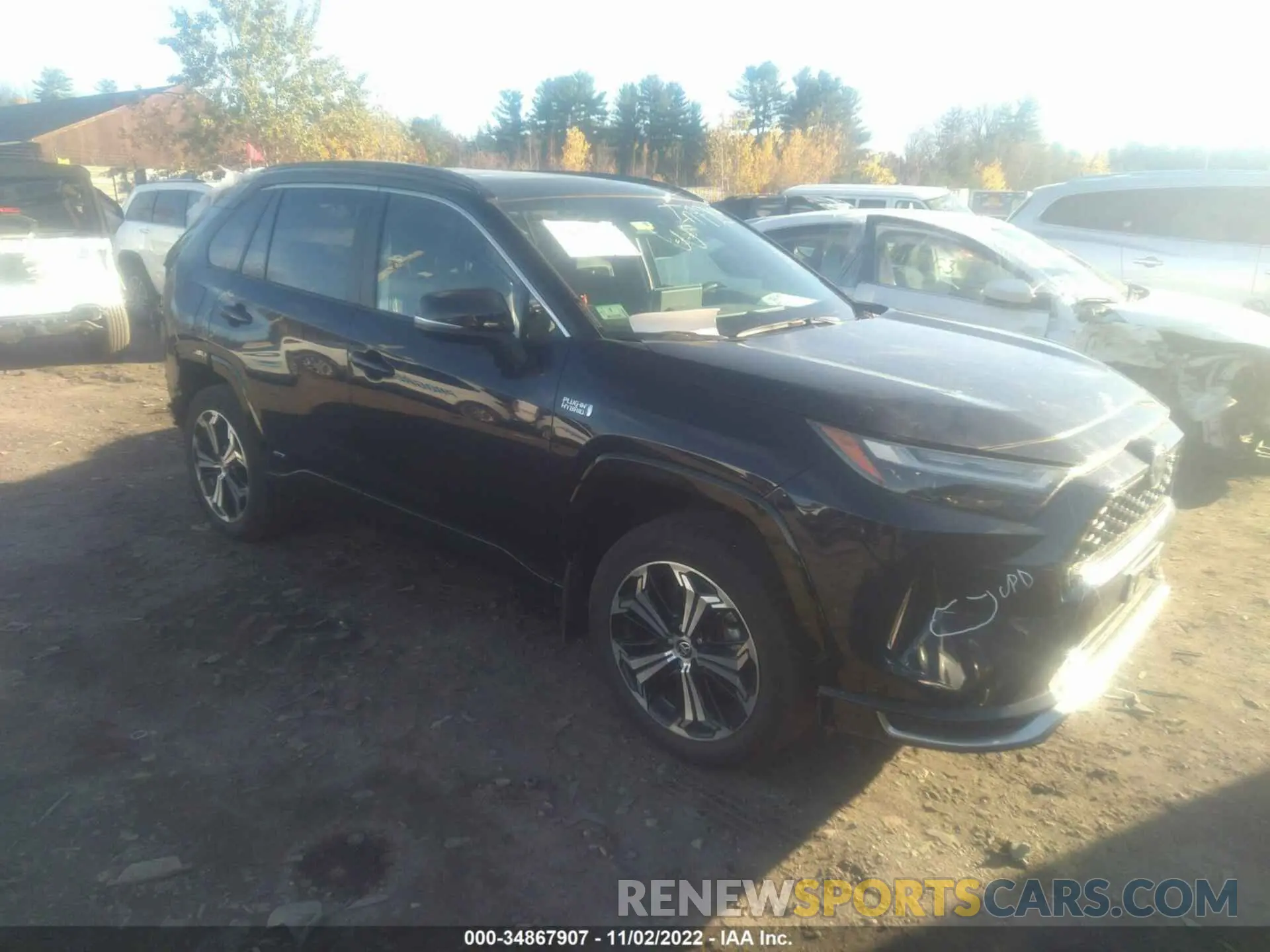 1 Photograph of a damaged car JTMEB3FV2ND075514 TOYOTA RAV4 PRIME 2022