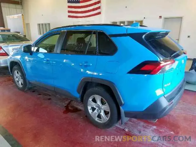 3 Photograph of a damaged car JTMP1RFV7KD012595 TOYOTA RAV4 XLE 2019