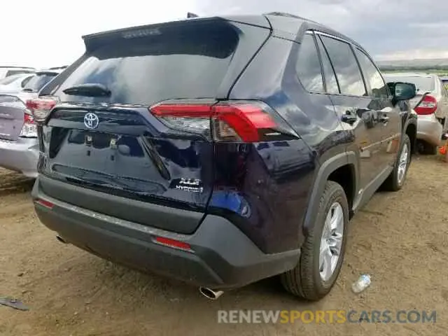 4 Photograph of a damaged car JTMRWRFVXKD008163 TOYOTA RAV4 XLE 2019