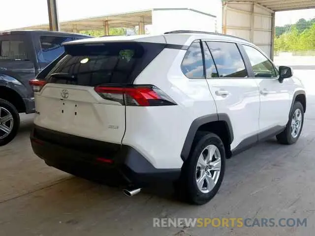 4 Фотография поврежденного автомобиля JTMW1RFVXKD010335 TOYOTA RAV4 XLE 2019