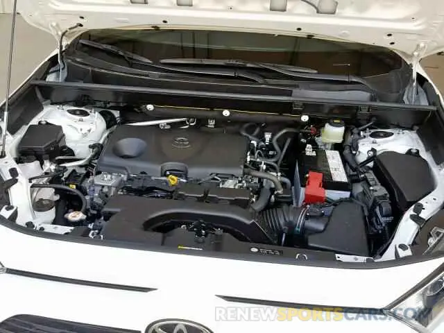 7 Фотография поврежденного автомобиля JTMW1RFVXKD010335 TOYOTA RAV4 XLE 2019