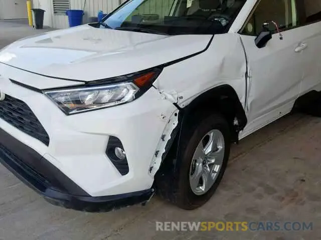 9 Фотография поврежденного автомобиля JTMW1RFVXKD010335 TOYOTA RAV4 XLE 2019