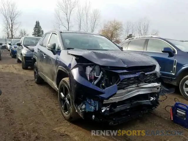1 Photograph of a damaged car 2T3EWRFV0KW017925 TOYOTA RAV4 XSE 2019