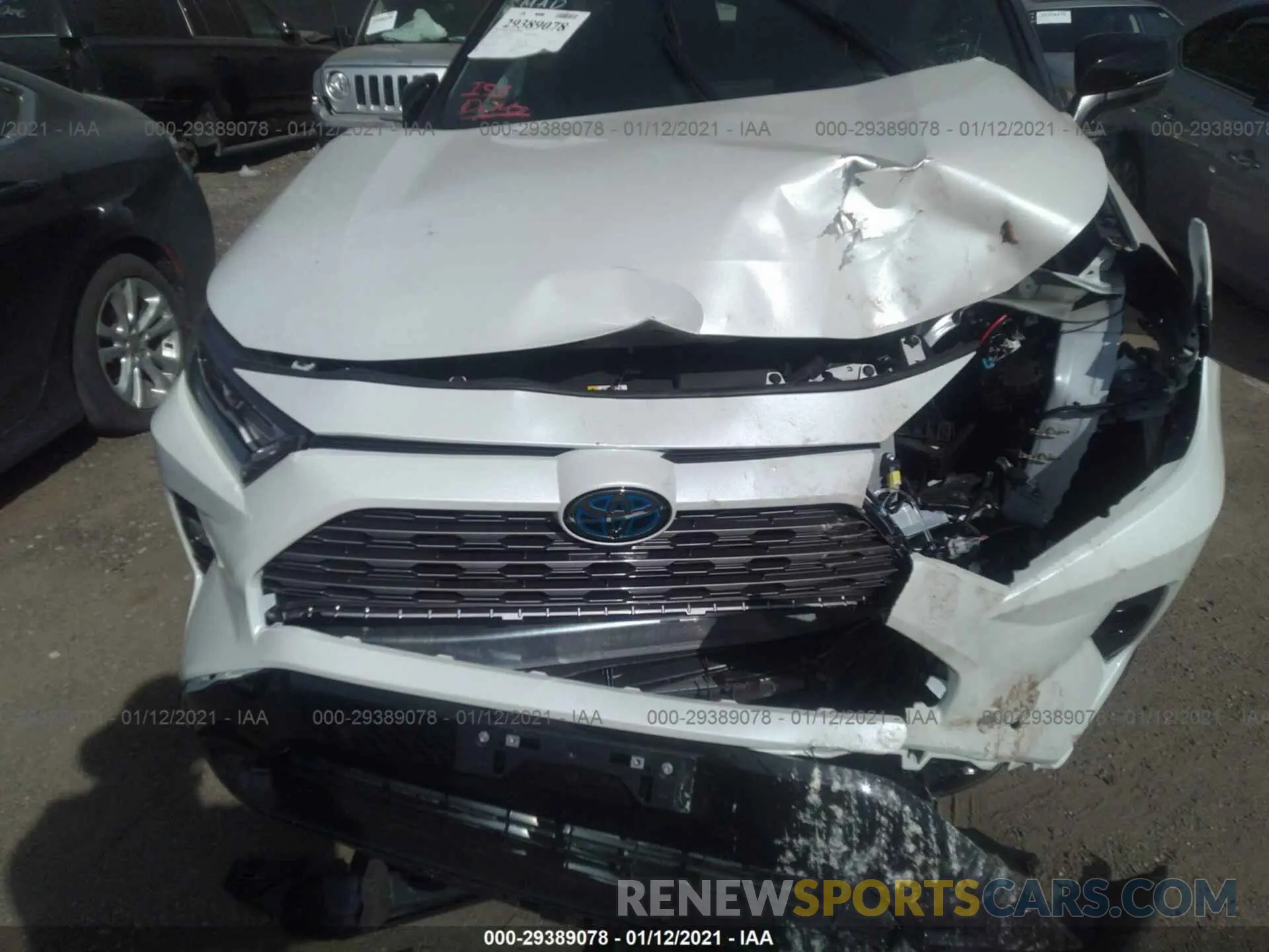 6 Photograph of a damaged car 2T3E6RFVXMW008314 TOYOTA RAV4 XSE 2021