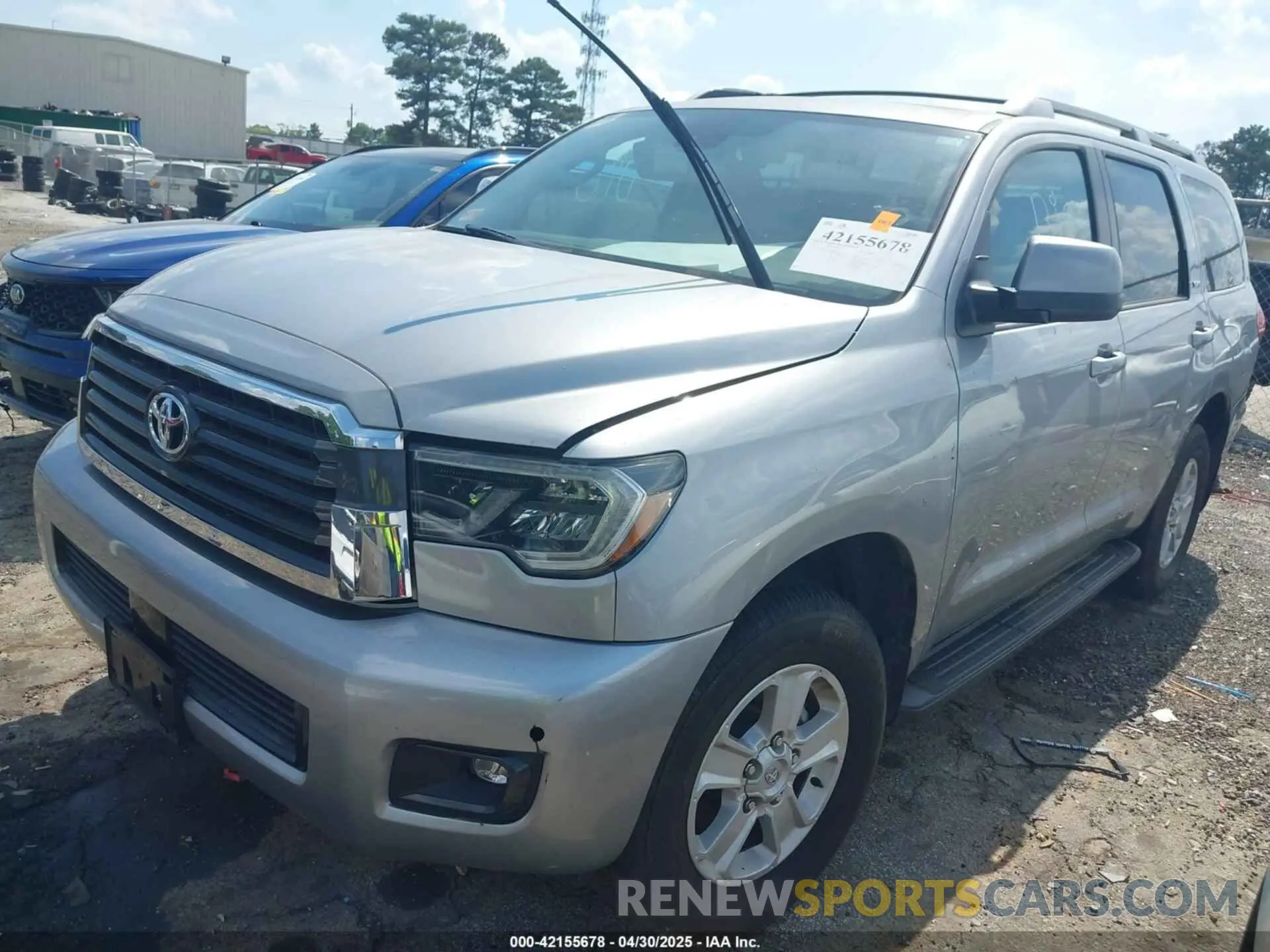 2 Photograph of a damaged car 5TDBY5G12KS173211 TOYOTA SEQUOIA 2019