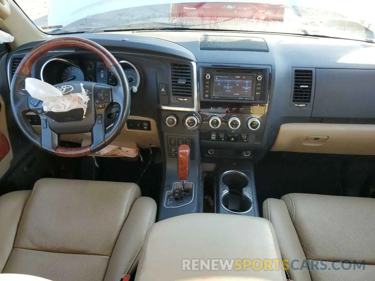 8 Фотография поврежденного автомобиля 5TDDY5G15KS168285 TOYOTA SEQUOIA 2019