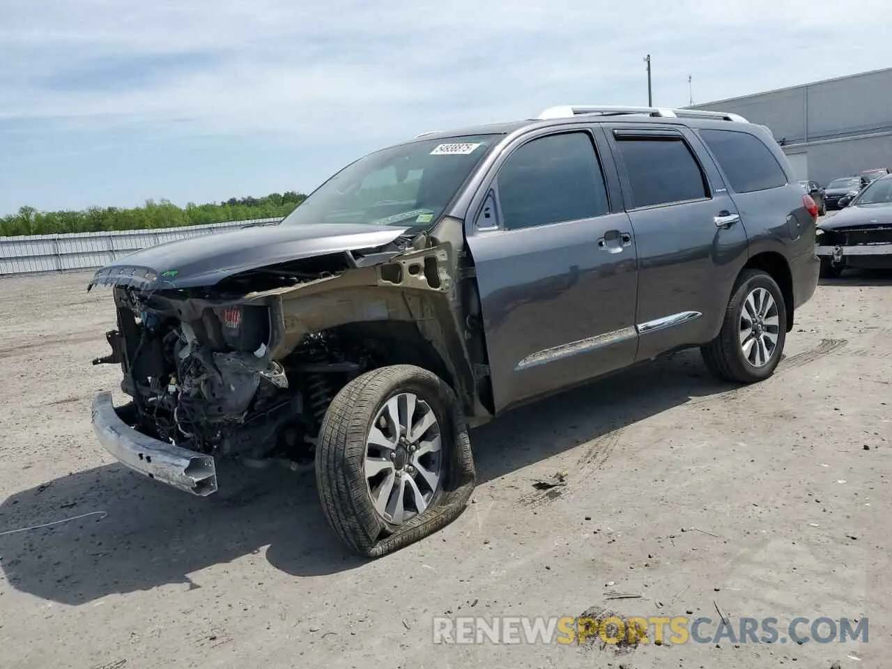 1 Photograph of a damaged car 5TDJY5G14KS171973 TOYOTA SEQUOIA 2019
