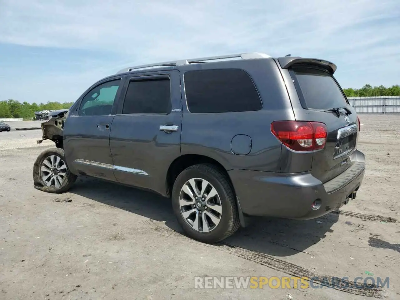 2 Photograph of a damaged car 5TDJY5G14KS171973 TOYOTA SEQUOIA 2019