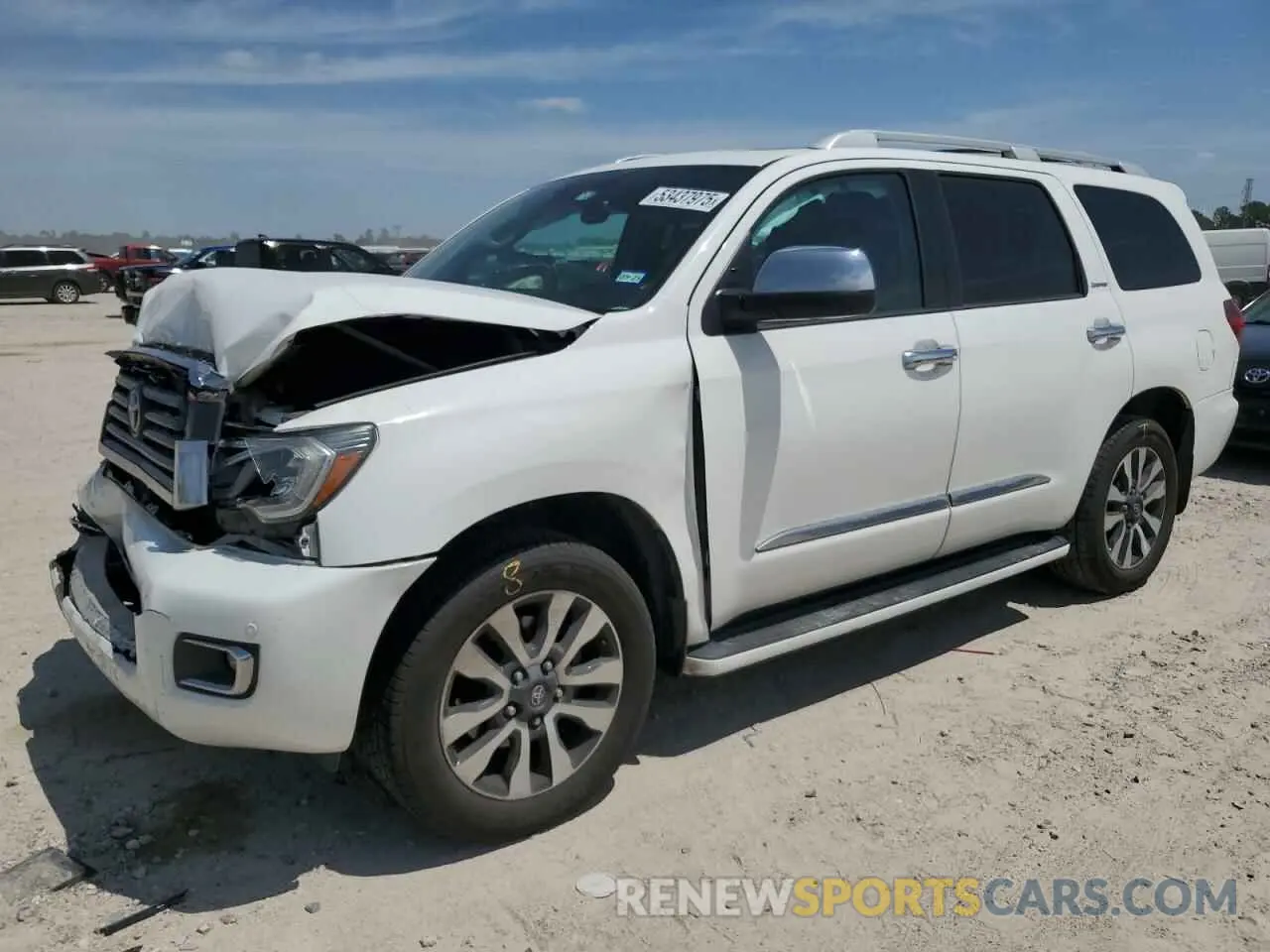 1 Photograph of a damaged car 5TDKY5G12KS072346 TOYOTA SEQUOIA 2019