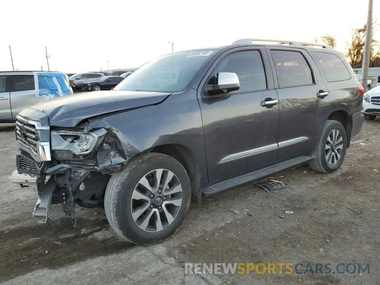 1 Photograph of a damaged car 5TDKY5G1XLS075142 TOYOTA SEQUOIA 2020