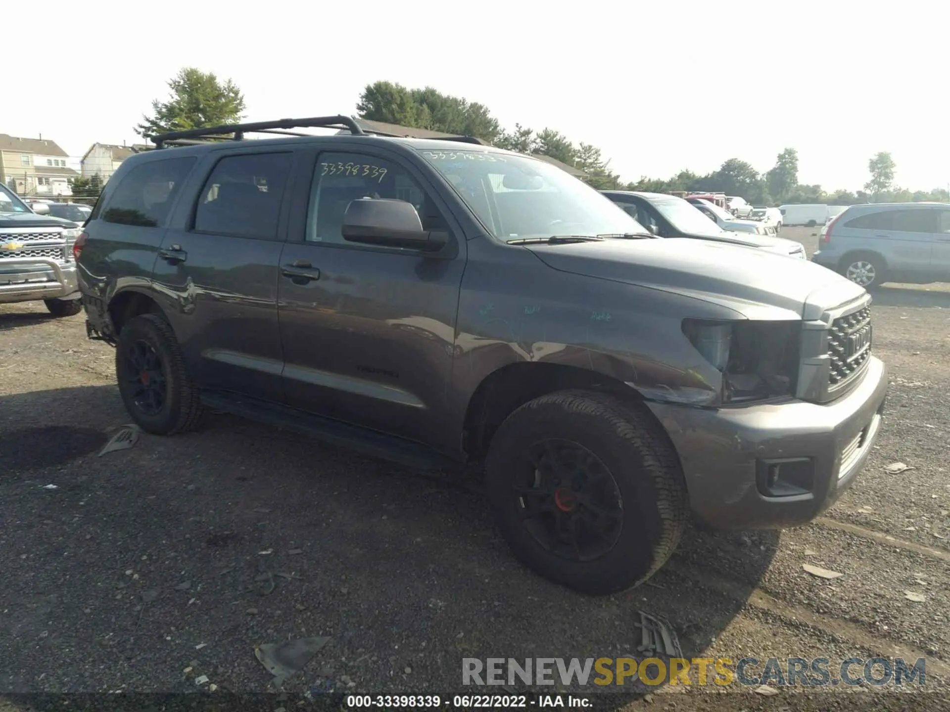 1 Photograph of a damaged car 5TDEY5B10MS183226 TOYOTA SEQUOIA 2021