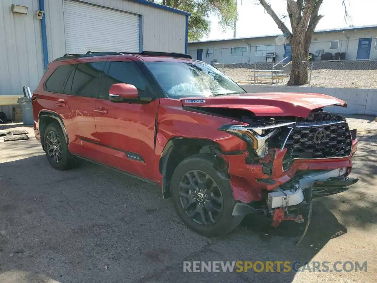 4 Photograph of a damaged car 7SVAAABA0PX007437 TOYOTA SEQUOIA 2023
