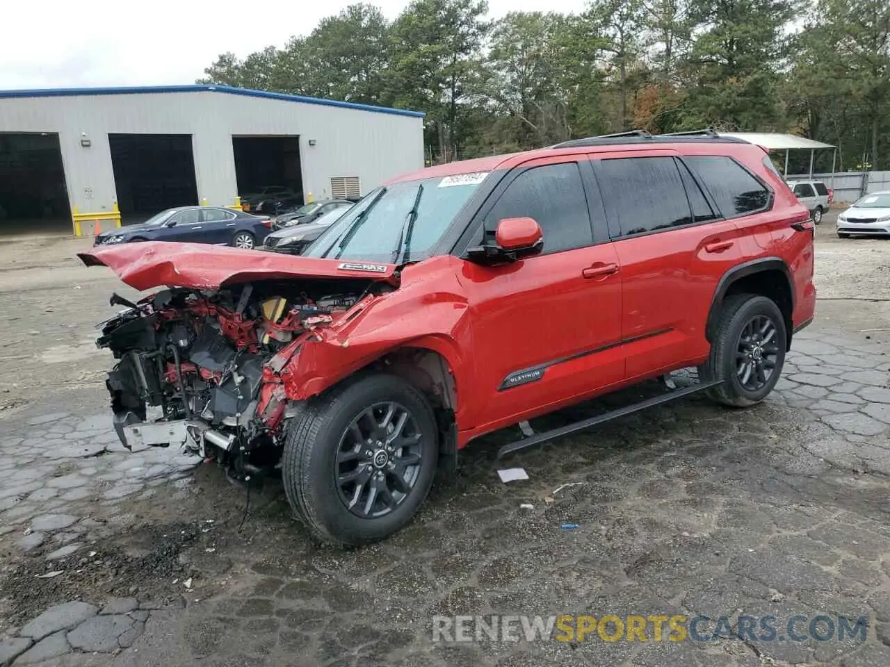 1 Фотография поврежденного автомобиля 7SVAAABA2PX013529 TOYOTA SEQUOIA 2023
