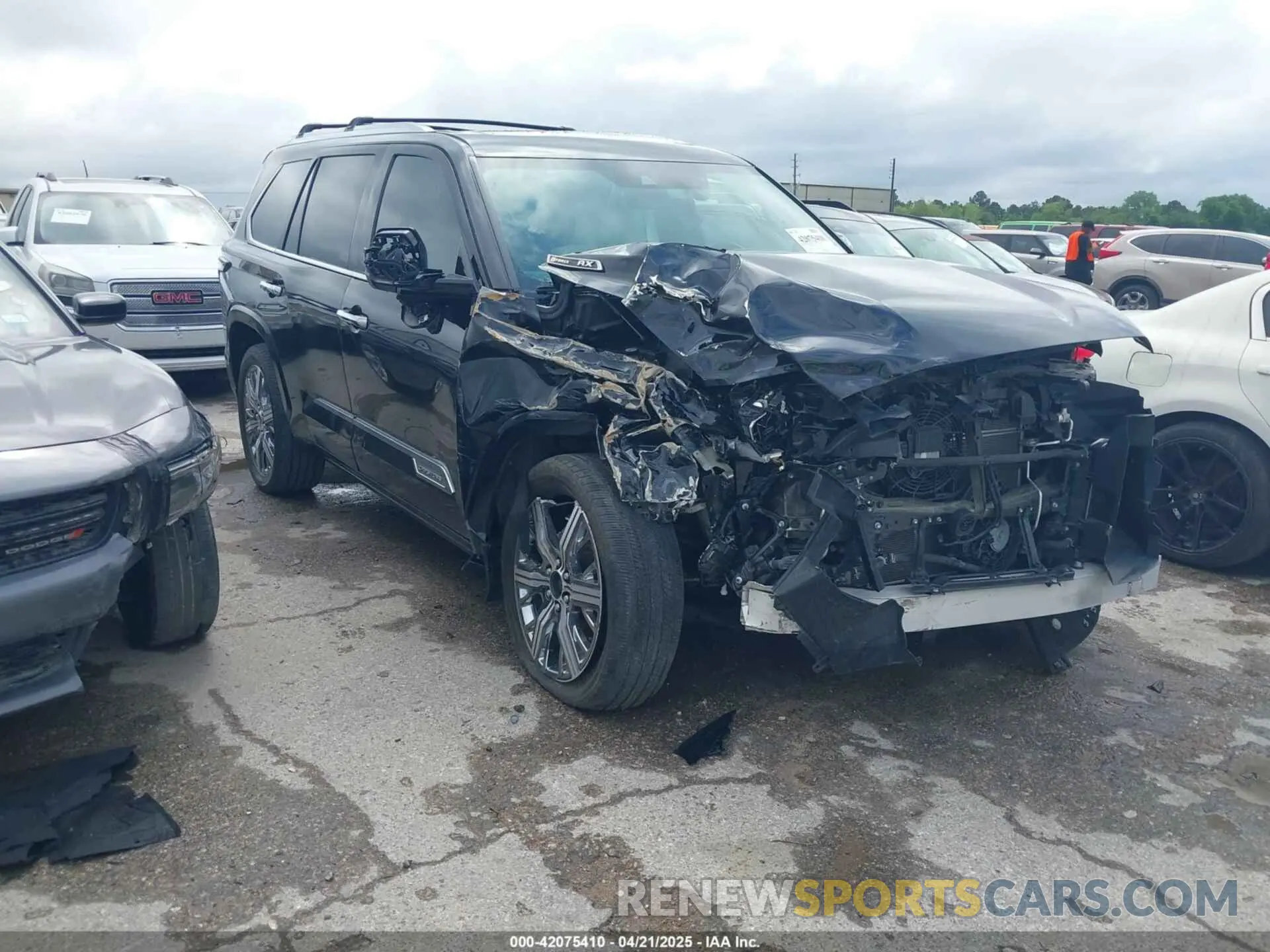 1 Photograph of a damaged car 7SVAAABA6RX025315 TOYOTA SEQUOIA 2024