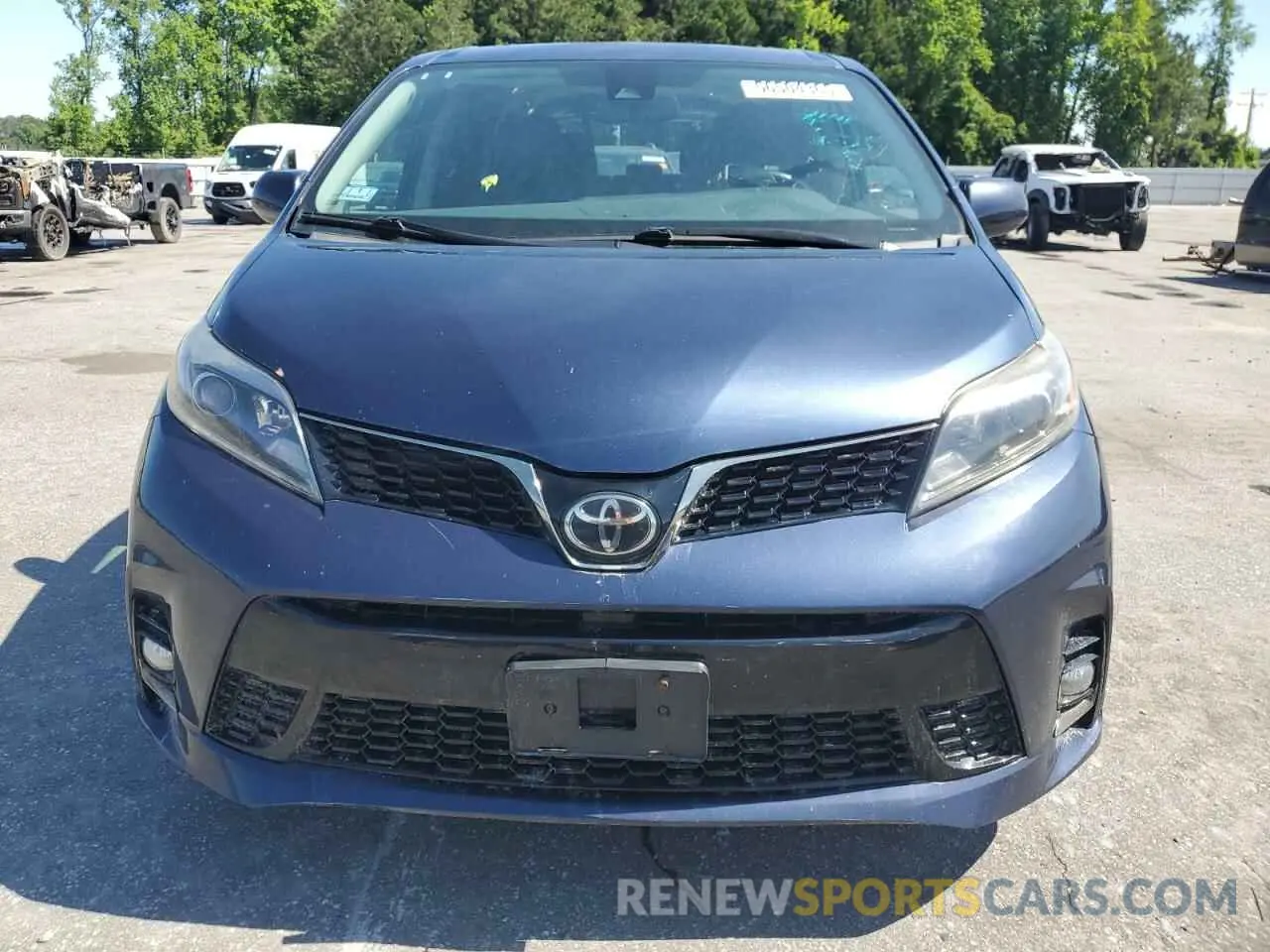 5 Фотография поврежденного автомобиля 5TDEZ3DC4KS215396 TOYOTA SIENNA 2019
