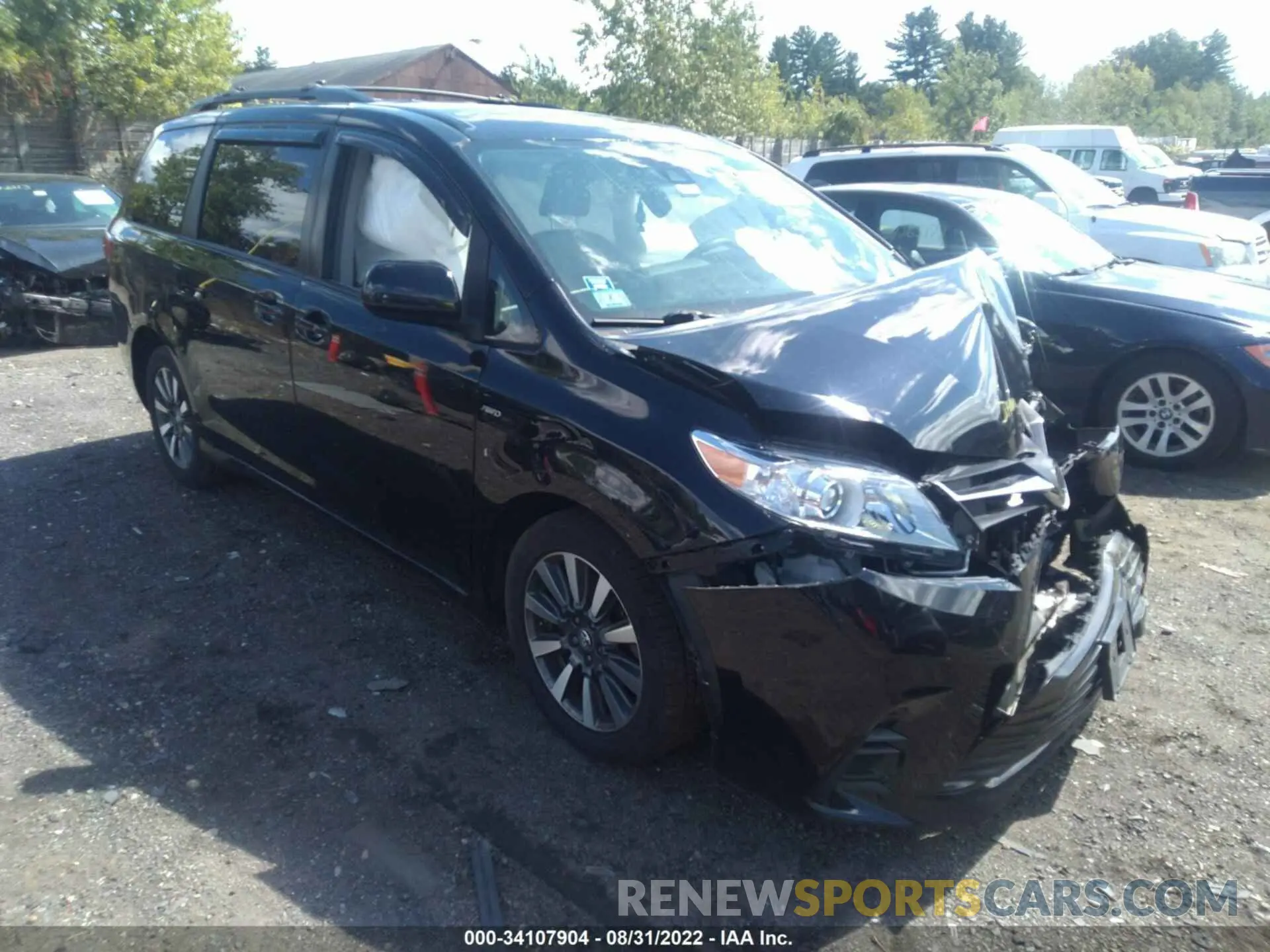 1 Фотография поврежденного автомобиля 5TDJZ3DC4KS223531 TOYOTA SIENNA 2019