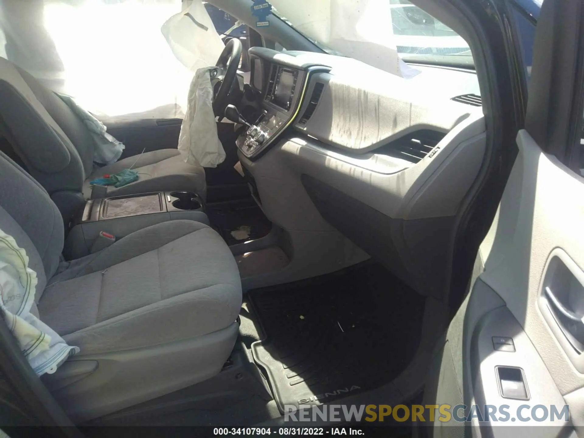5 Фотография поврежденного автомобиля 5TDJZ3DC4KS223531 TOYOTA SIENNA 2019