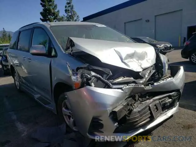 1 Photograph of a damaged car 5TDKZ3DC1KS979628 TOYOTA SIENNA 2019