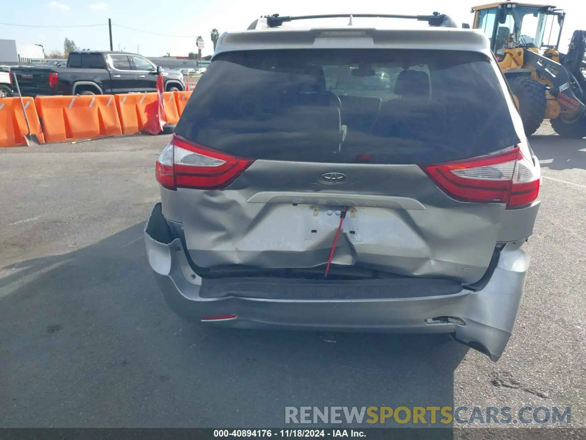 16 Фотография поврежденного автомобиля 5TDKZ3DC3KS014706 TOYOTA SIENNA 2019