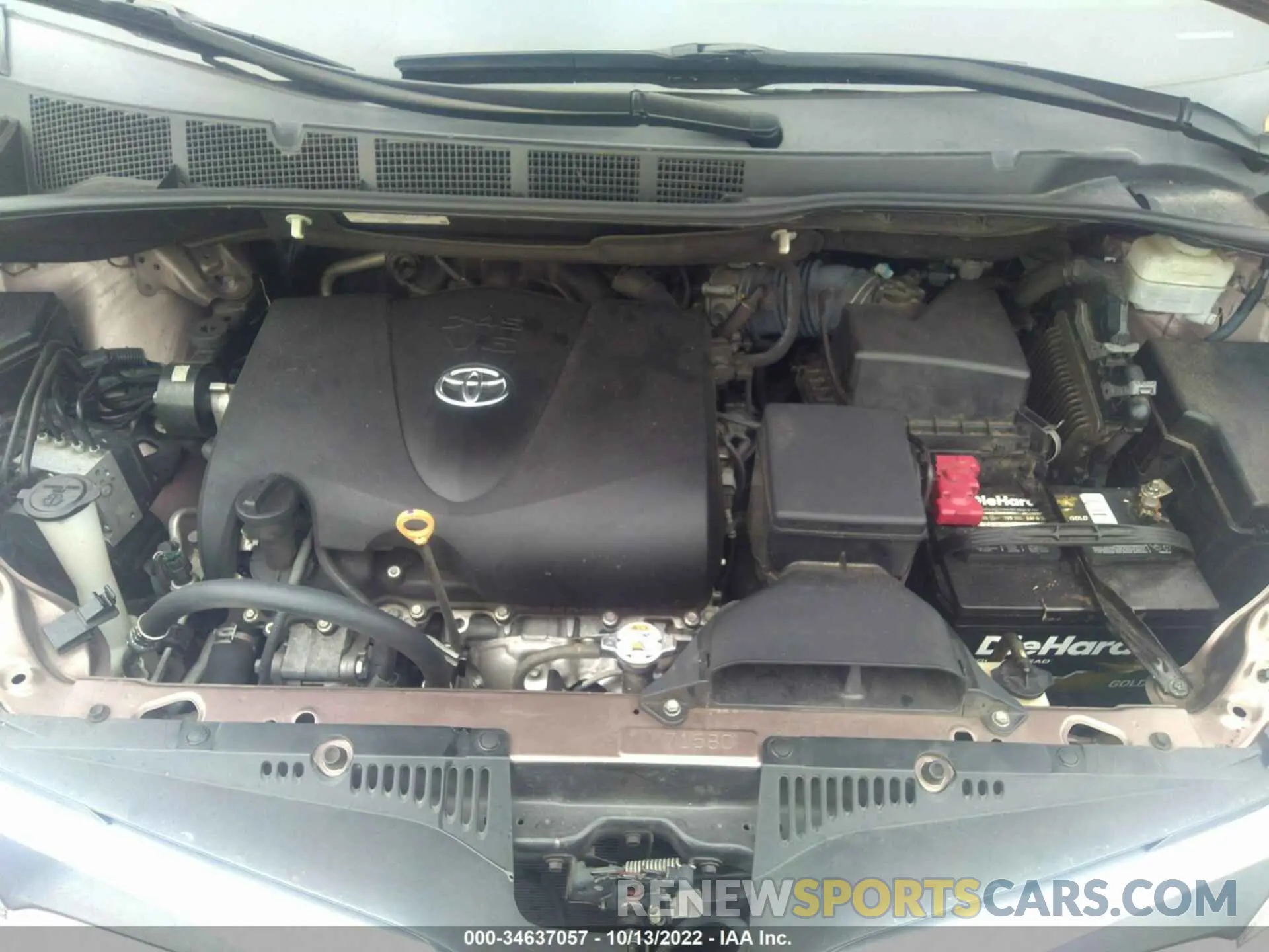 10 Photograph of a damaged car 5TDKZ3DC7KS999494 TOYOTA SIENNA 2019