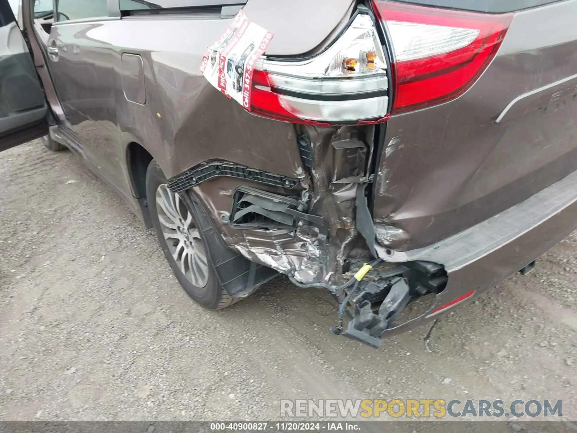 18 Фотография поврежденного автомобиля 5TDYZ3DC4KS987264 TOYOTA SIENNA 2019