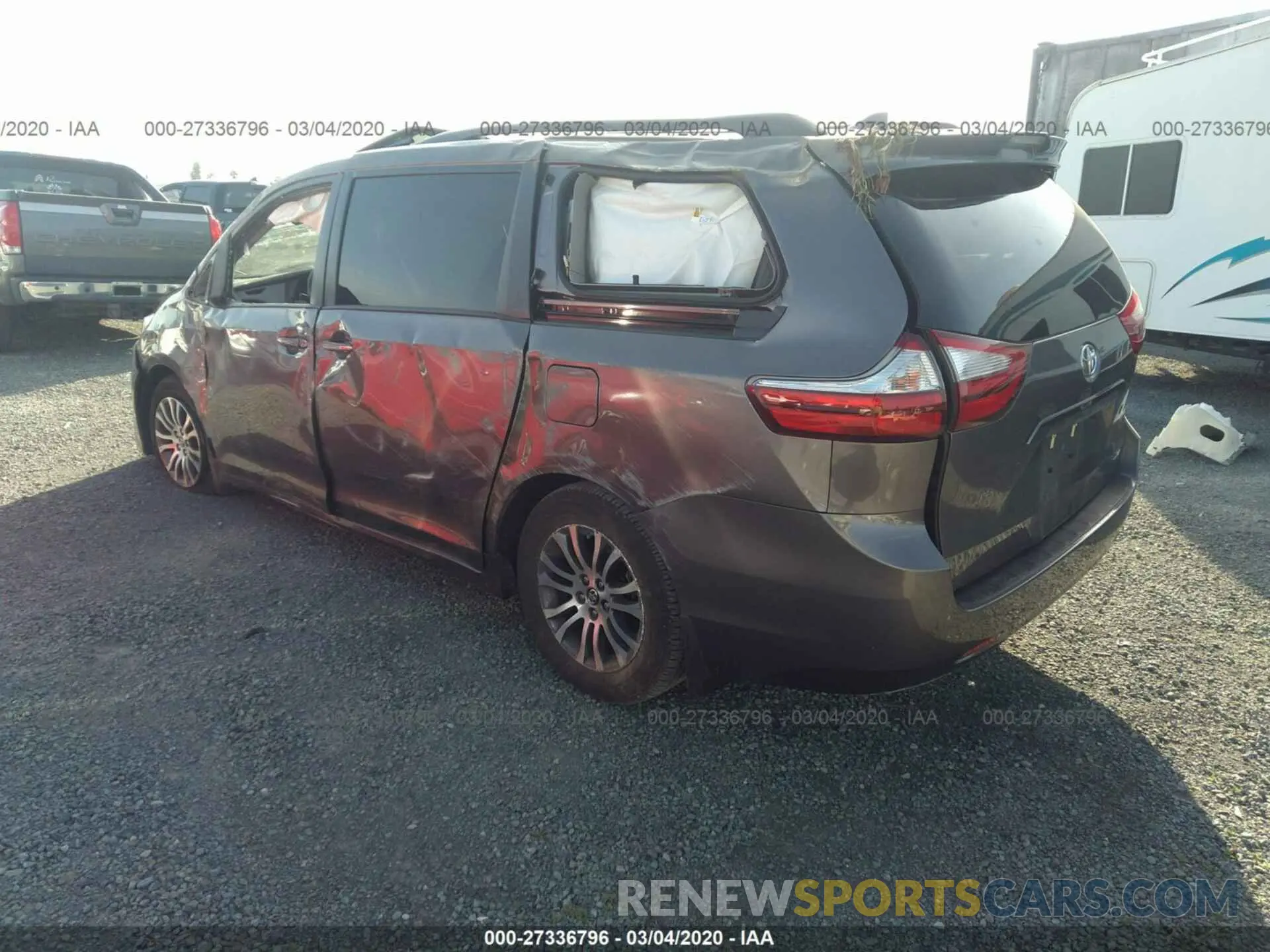3 Фотография поврежденного автомобиля 5TDYZ3DC5KS968271 TOYOTA SIENNA 2019