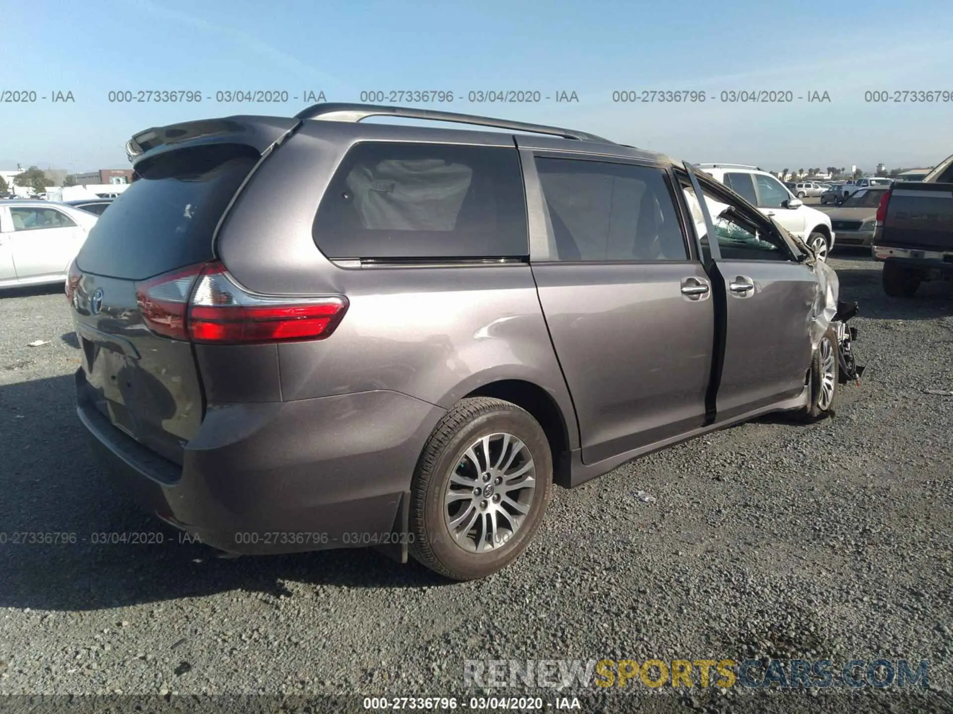 4 Фотография поврежденного автомобиля 5TDYZ3DC5KS968271 TOYOTA SIENNA 2019