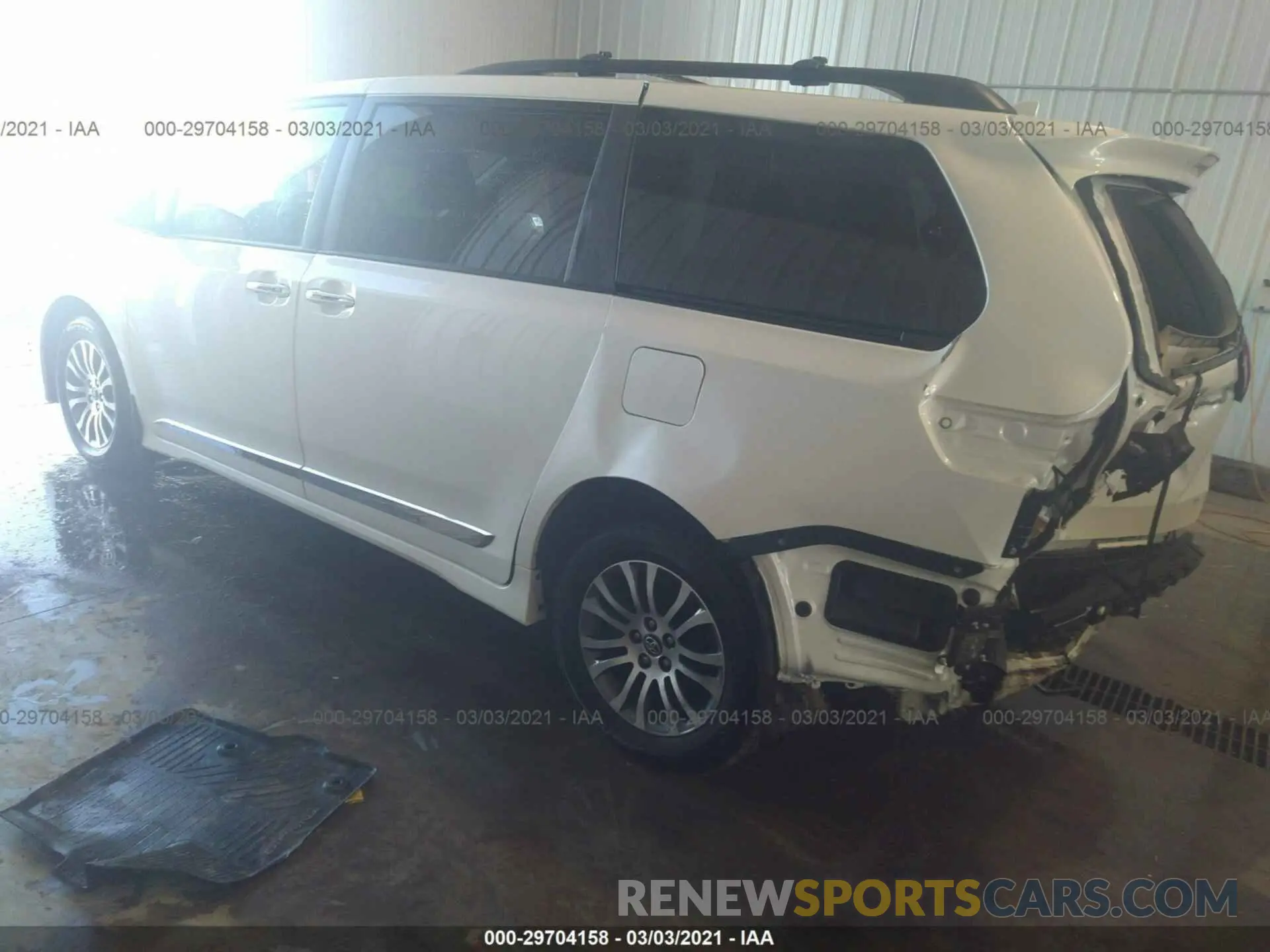 3 Фотография поврежденного автомобиля 5TDYZ3DCXKS001512 TOYOTA SIENNA 2019