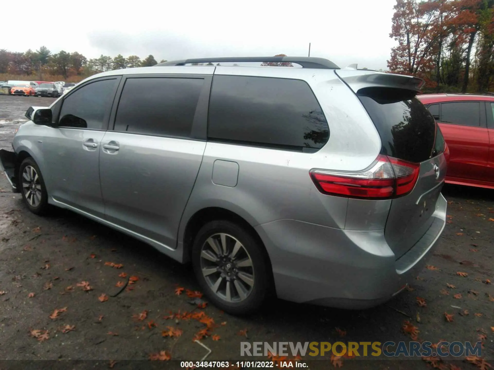 3 Фотография поврежденного автомобиля 5TDJZ3DCXLS236172 TOYOTA SIENNA 2020