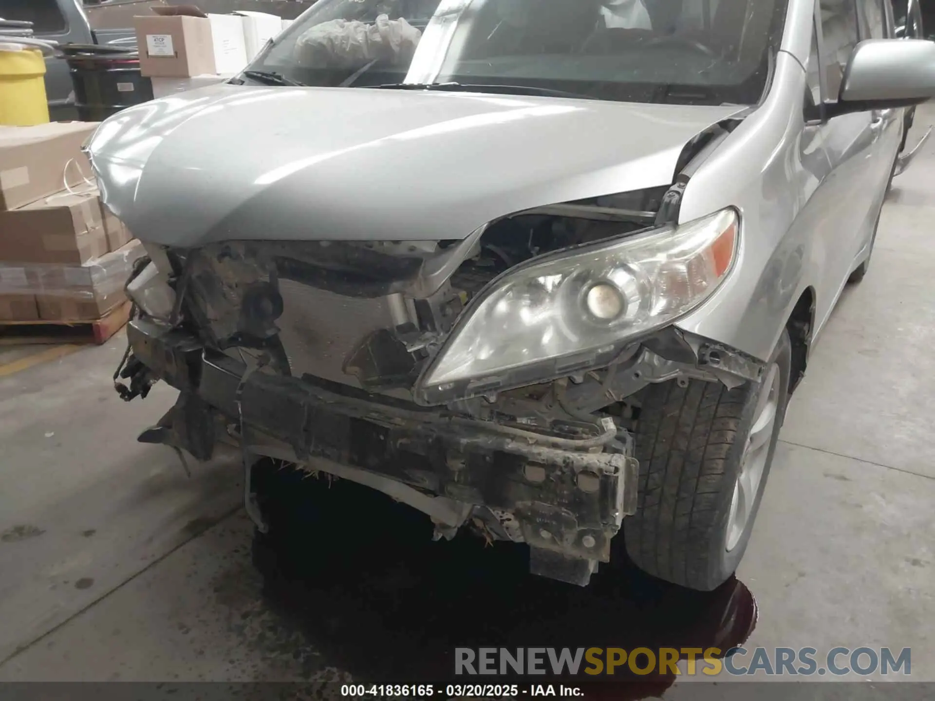 6 Фотография поврежденного автомобиля 5TDKZ3DC2LS065051 TOYOTA SIENNA 2020