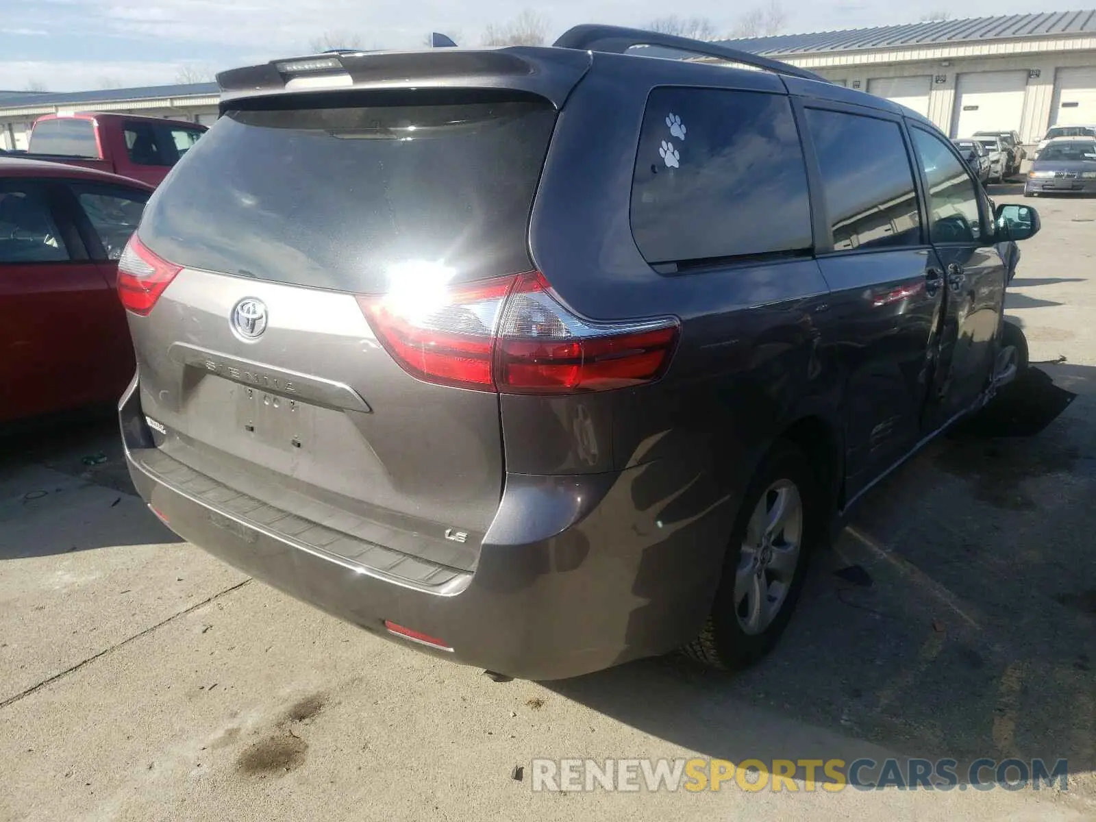 4 Фотография поврежденного автомобиля 5TDKZ3DC3LS048002 TOYOTA SIENNA 2020