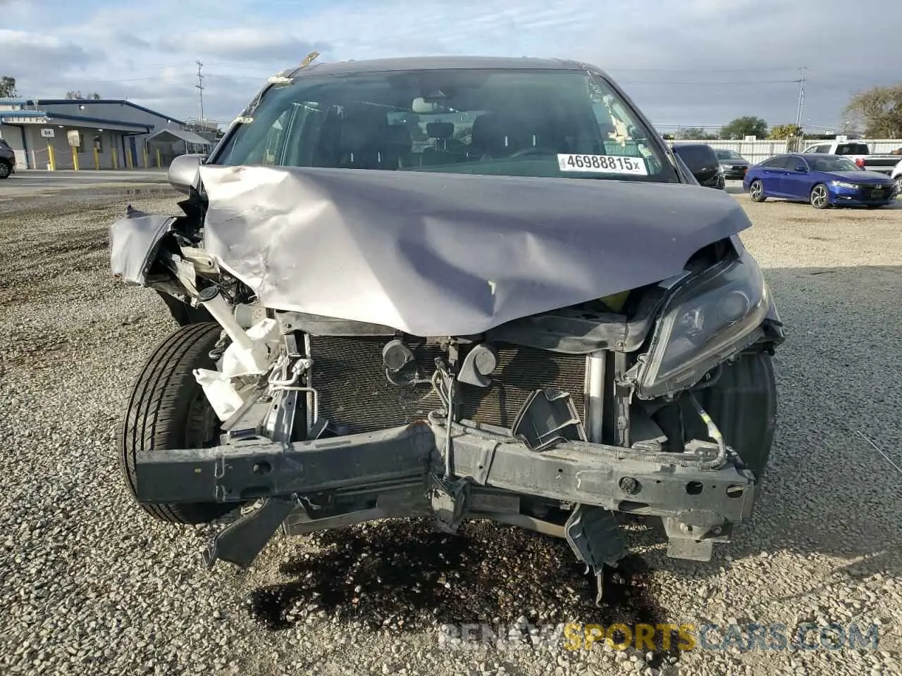 5 Фотография поврежденного автомобиля 5TDXZ3DC0LS062302 TOYOTA SIENNA 2020