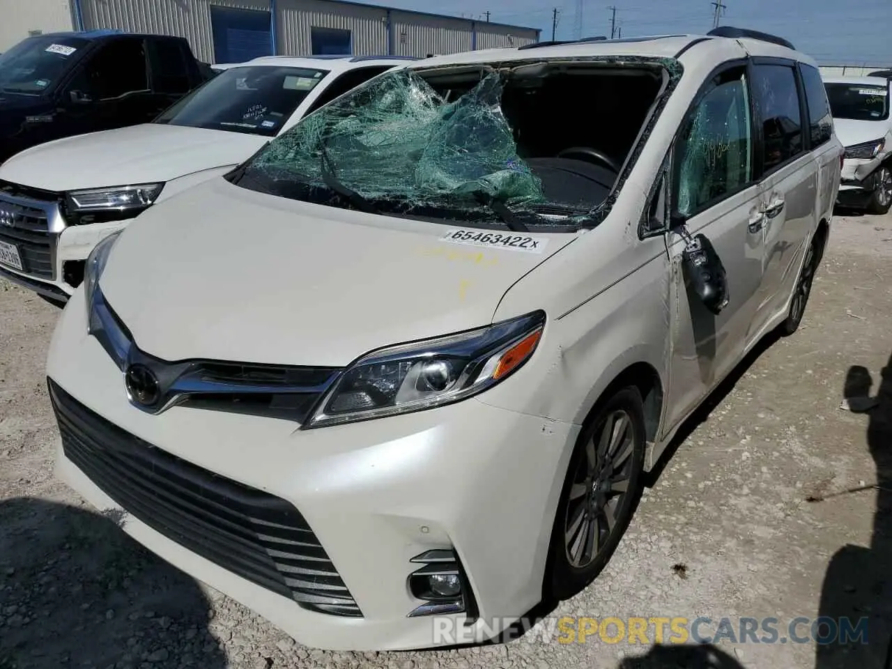 2 Фотография поврежденного автомобиля 5TDYZ3DC0LS039042 TOYOTA SIENNA 2020
