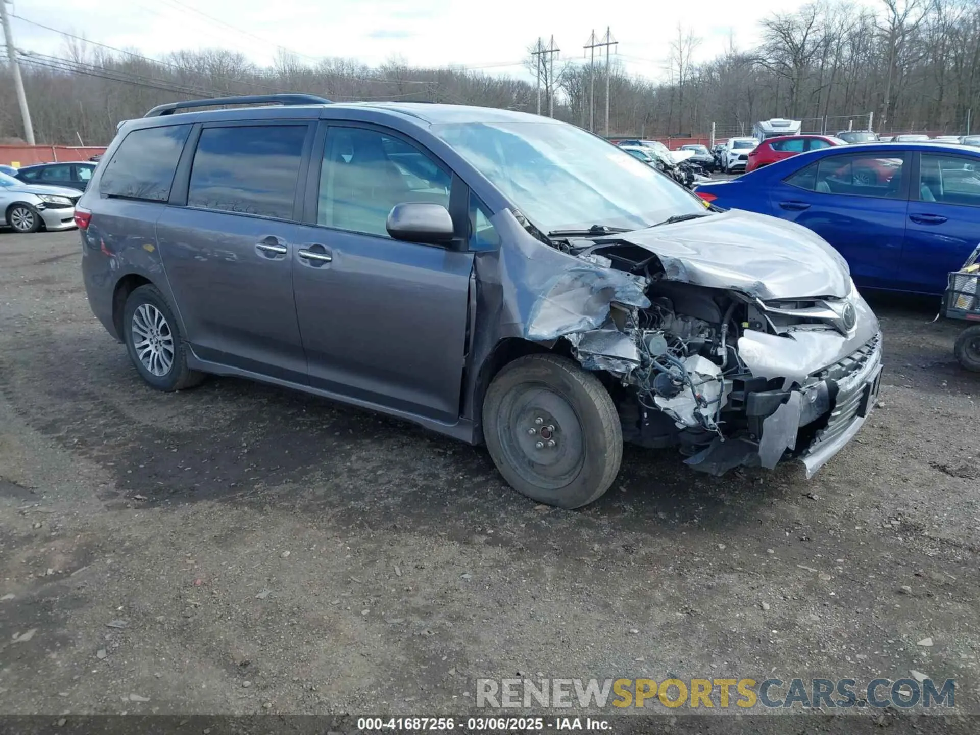 1 Photograph of a damaged car 5TDYZ3DC2LS048521 TOYOTA SIENNA 2020