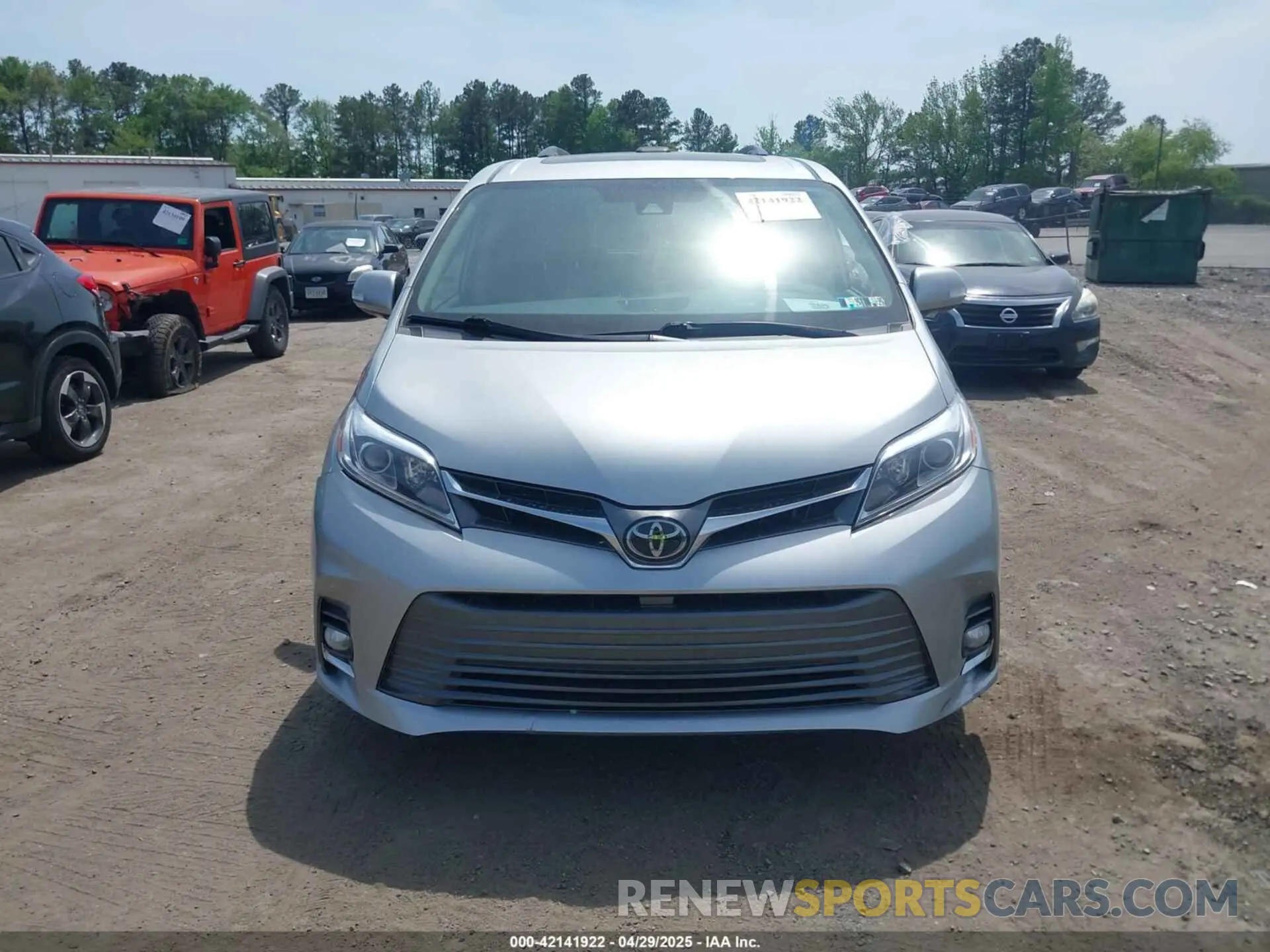 12 Фотография поврежденного автомобиля 5TDYZ3DC8LS029598 TOYOTA SIENNA 2020