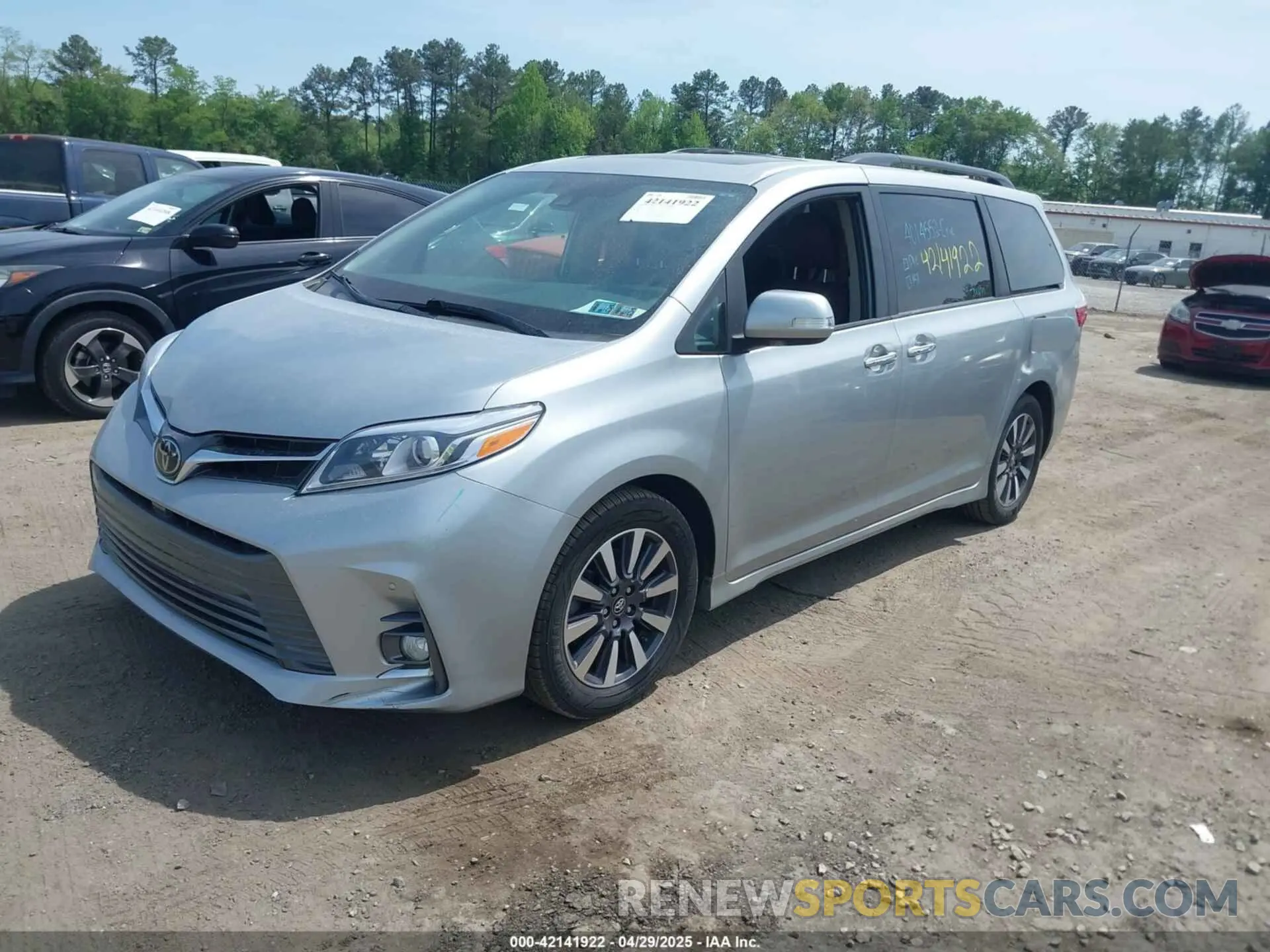 2 Фотография поврежденного автомобиля 5TDYZ3DC8LS029598 TOYOTA SIENNA 2020
