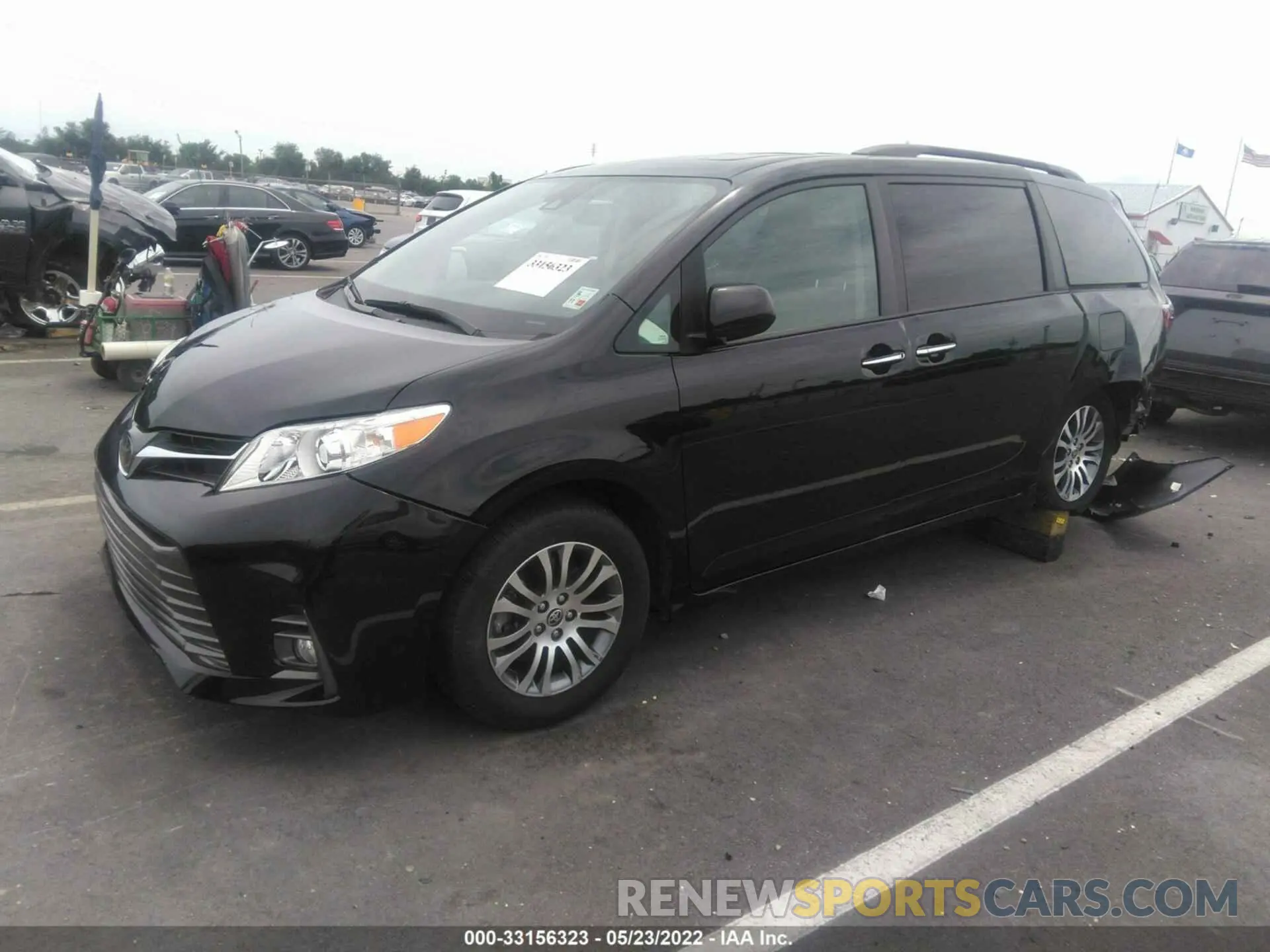2 Фотография поврежденного автомобиля 5TDYZ3DCXLS063168 TOYOTA SIENNA 2020