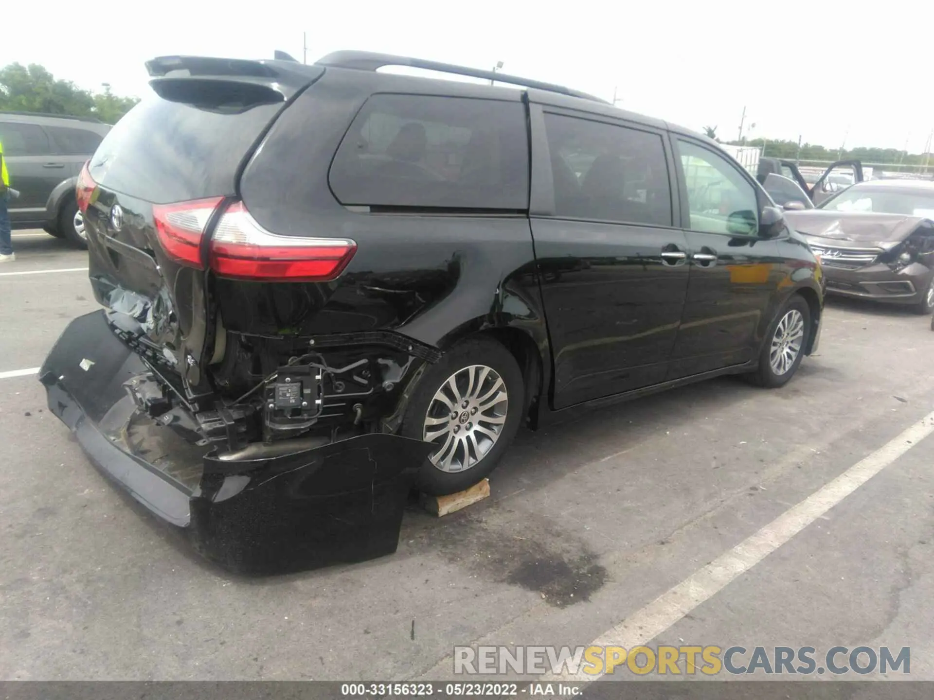 4 Фотография поврежденного автомобиля 5TDYZ3DCXLS063168 TOYOTA SIENNA 2020