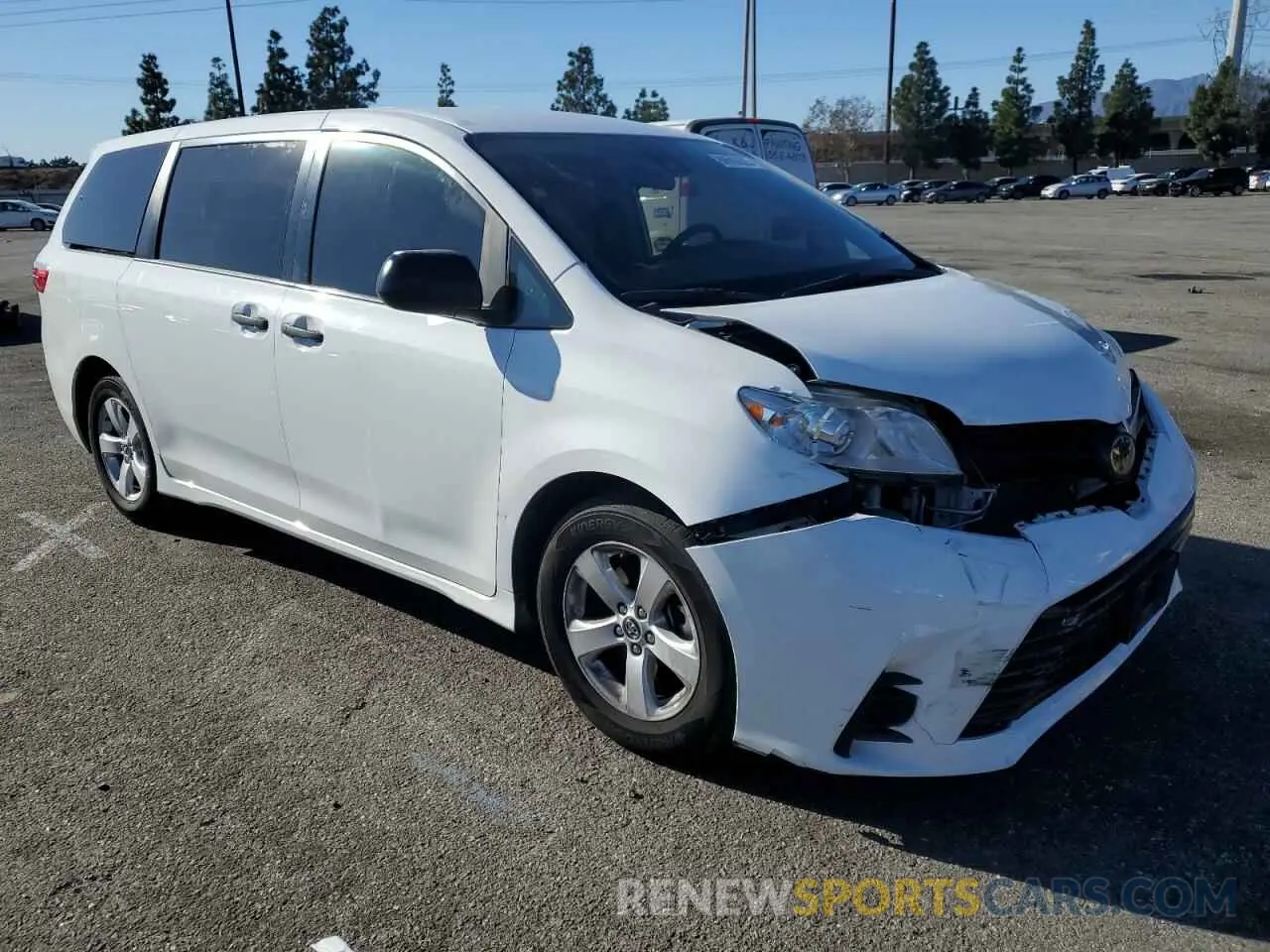 4 Фотография поврежденного автомобиля 5TDZZ3DC1LS056078 TOYOTA SIENNA 2020