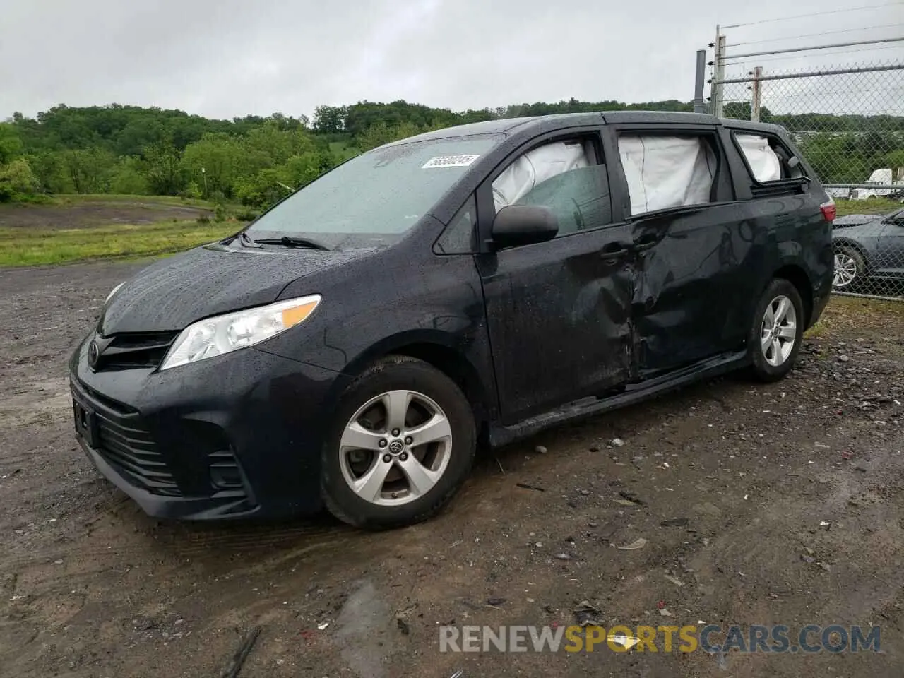 1 Photograph of a damaged car 5TDZZ3DC6LS080599 TOYOTA SIENNA 2020