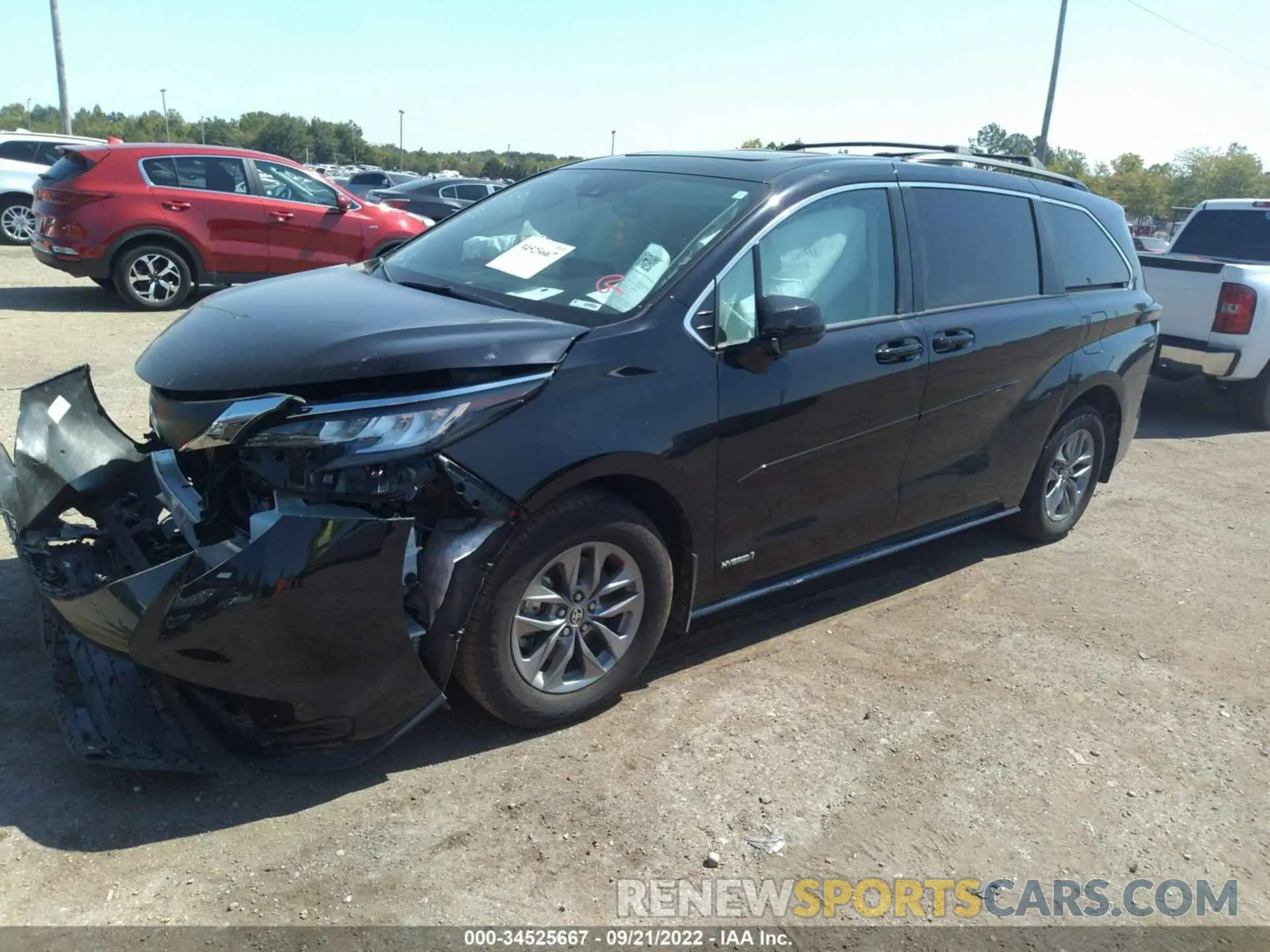 2 Фотография поврежденного автомобиля 5TDBSKFC5MS011398 TOYOTA SIENNA 2021