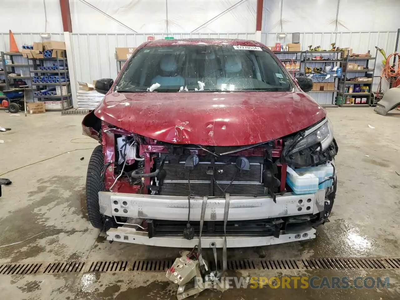 5 Фотография поврежденного автомобиля 5TDDRKEC1MS019410 TOYOTA SIENNA 2021