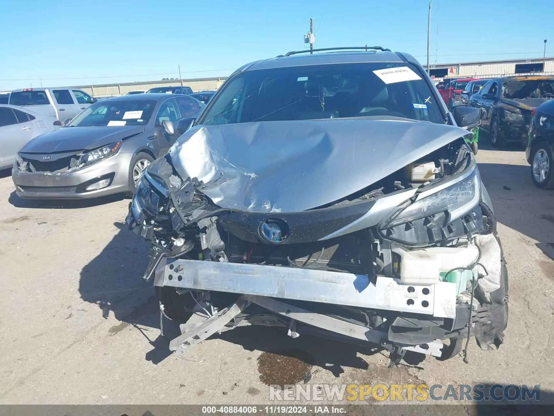 12 Фотография поврежденного автомобиля 5TDDRKEC4MS050568 TOYOTA SIENNA 2021