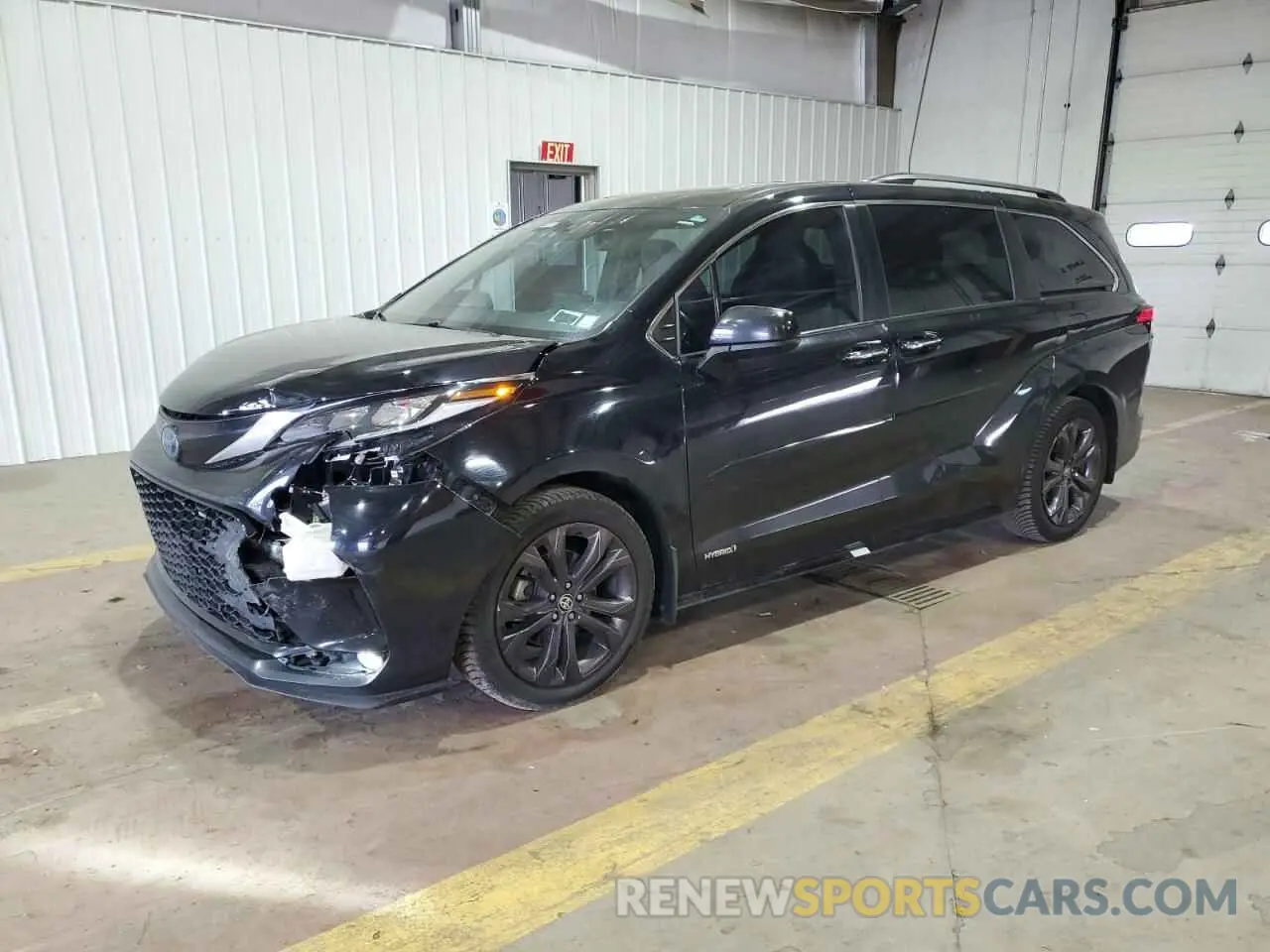 1 Фотография поврежденного автомобиля 5TDDRKEC5MS029633 TOYOTA SIENNA 2021