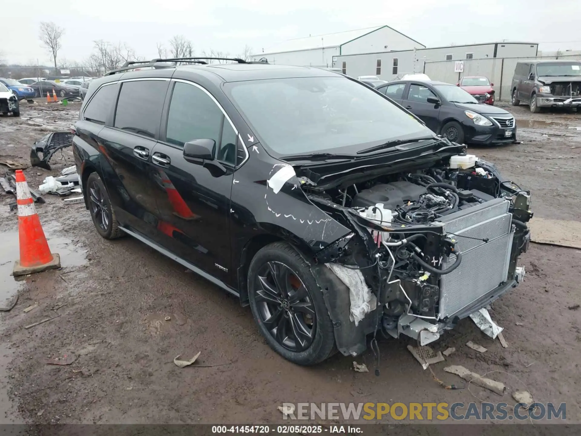 1 Фотография поврежденного автомобиля 5TDDRKEC7MS036230 TOYOTA SIENNA 2021