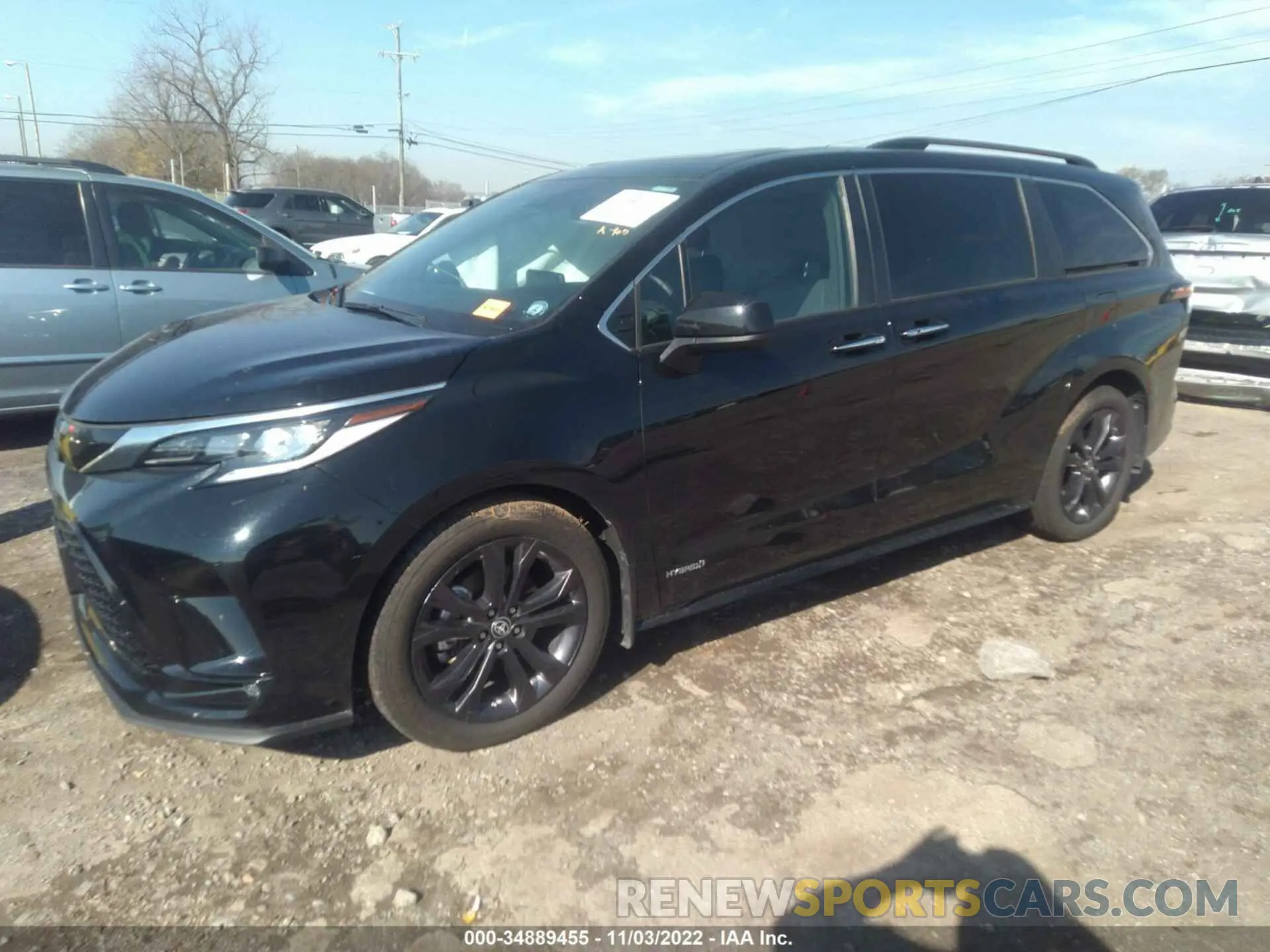 2 Фотография поврежденного автомобиля 5TDDRKECXMS016179 TOYOTA SIENNA 2021