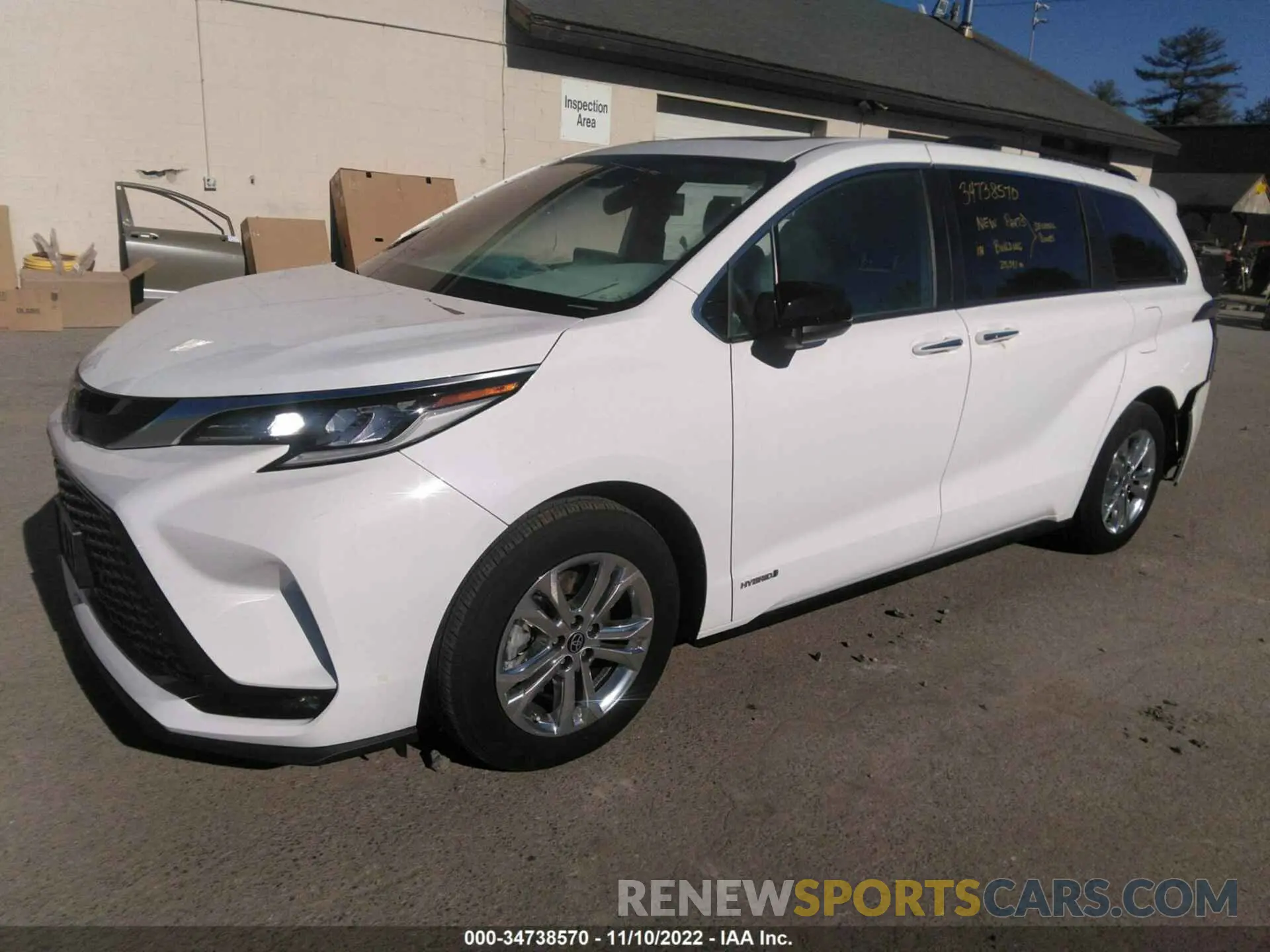 2 Photograph of a damaged car 5TDDSKFC2MS006183 TOYOTA SIENNA 2021