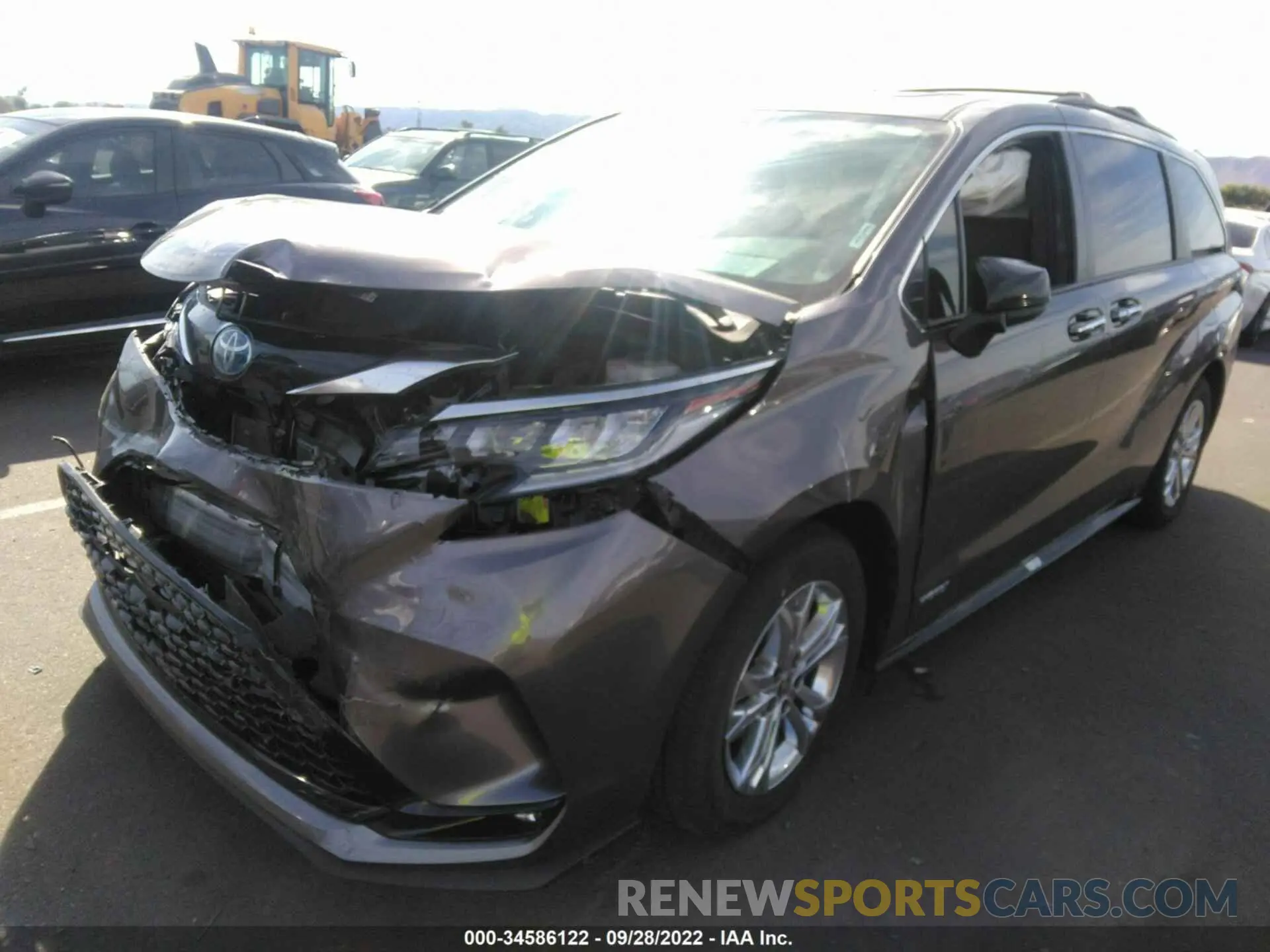 2 Фотография поврежденного автомобиля 5TDDSKFCXMS025306 TOYOTA SIENNA 2021