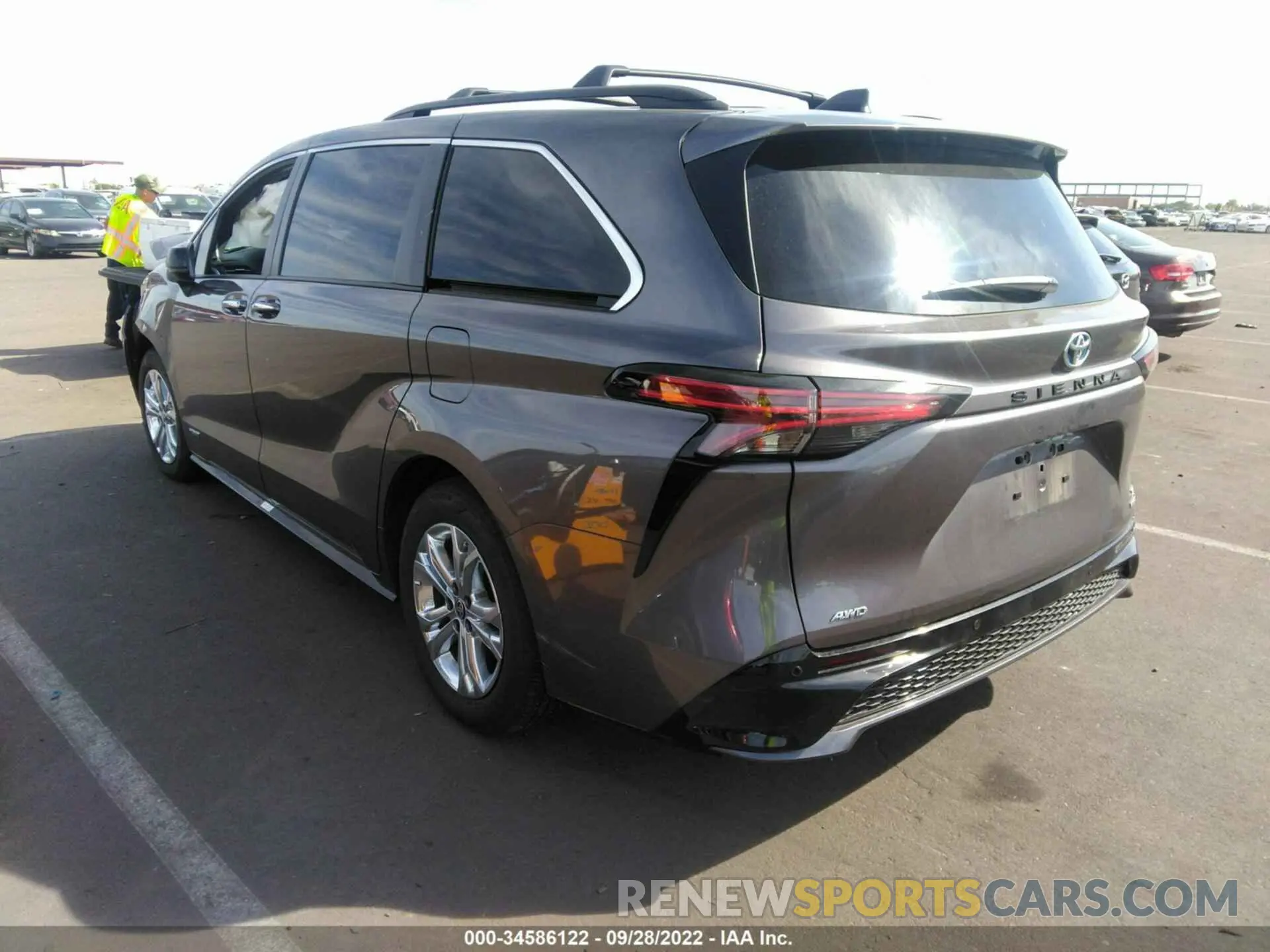 3 Фотография поврежденного автомобиля 5TDDSKFCXMS025306 TOYOTA SIENNA 2021