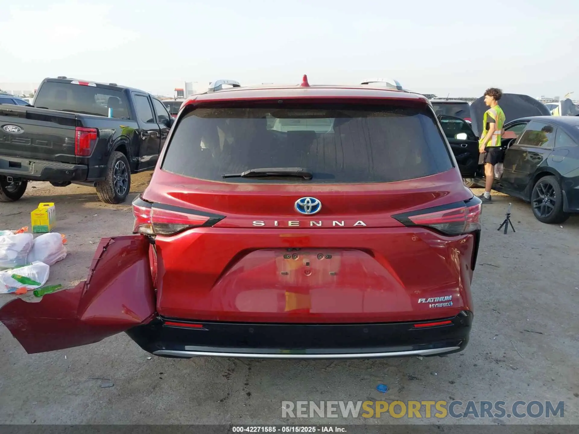 15 Фотография поврежденного автомобиля 5TDERKECXMS056234 TOYOTA SIENNA 2021